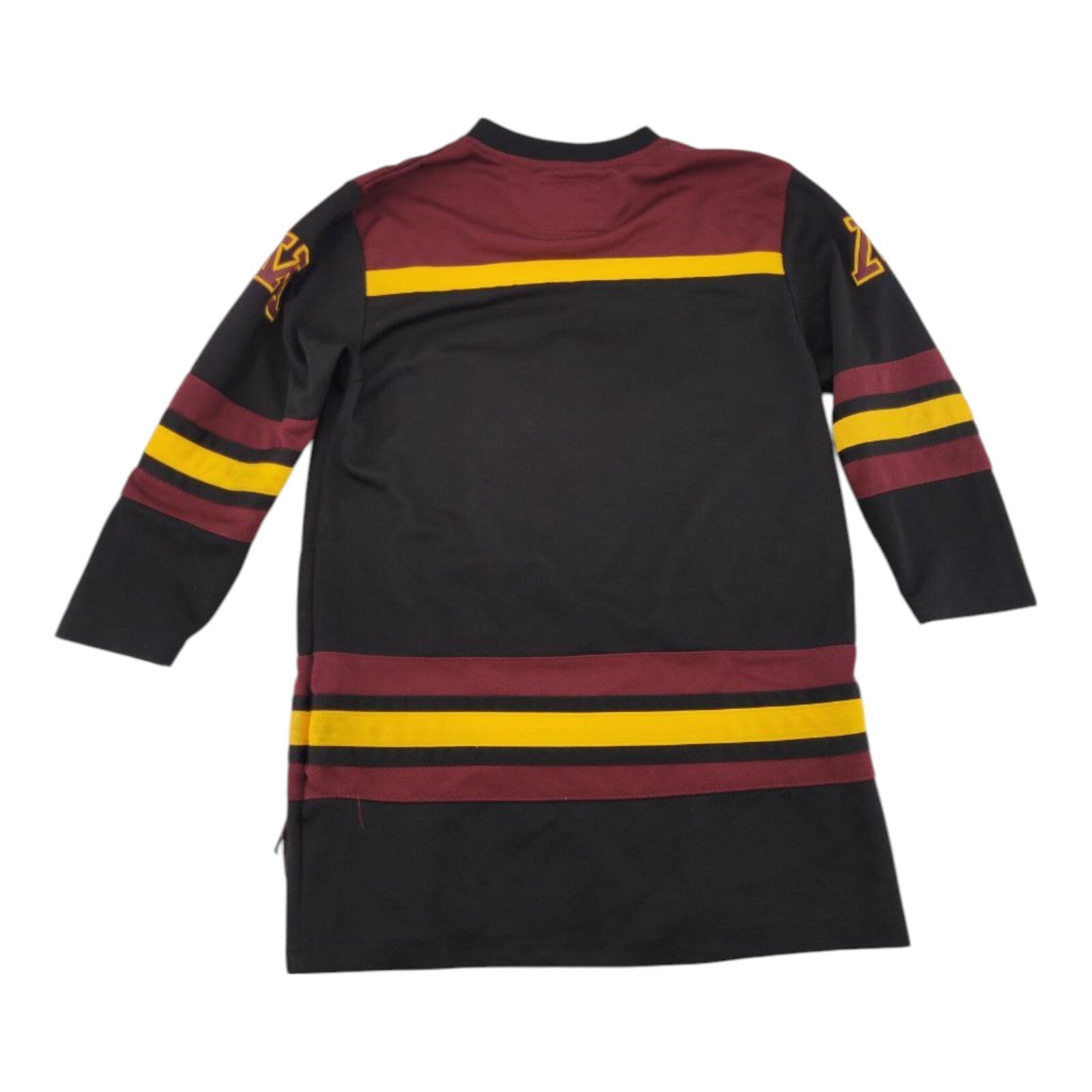 Colosseum Minnesota Gophers Hockey Jersey Goldy Mascot Maroon Gold Youth S 8-10