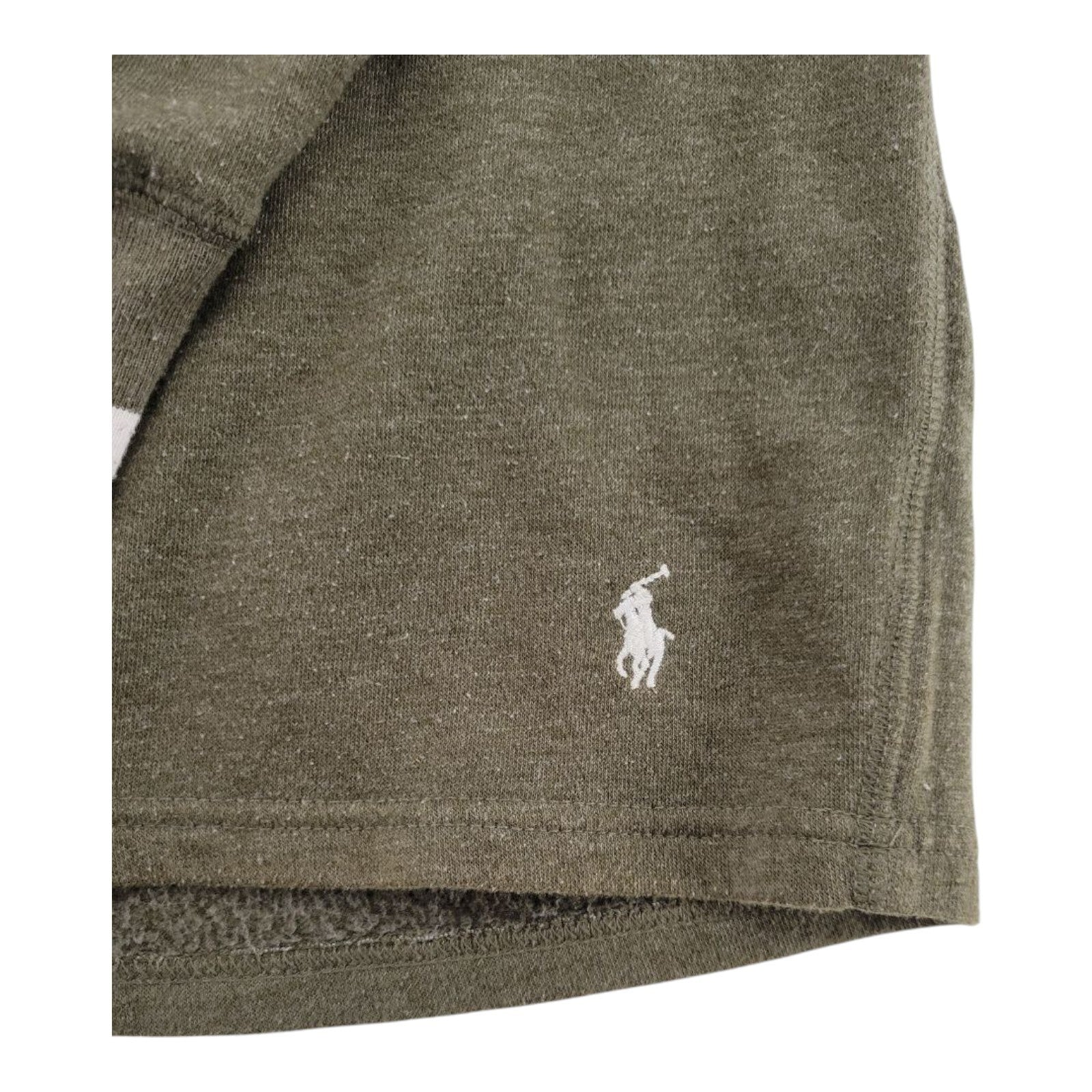 Polo Ralph Lauren Green Fleece Pullover Shirt Mens Sleepwear Long Sleeve Size L