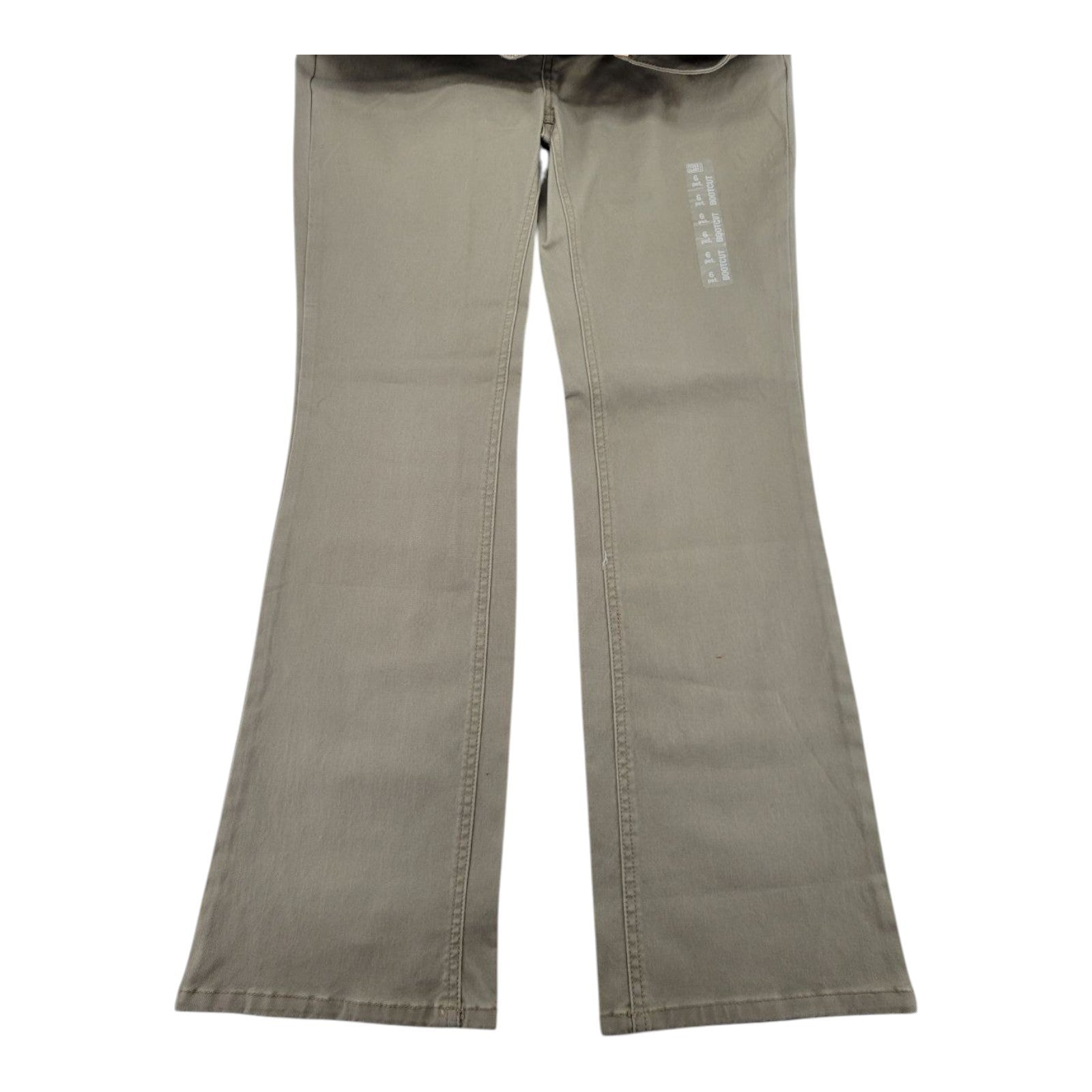 Faded Glory Women's Bootcut Jeans Size 6P Beige Stretch Cotton Denim