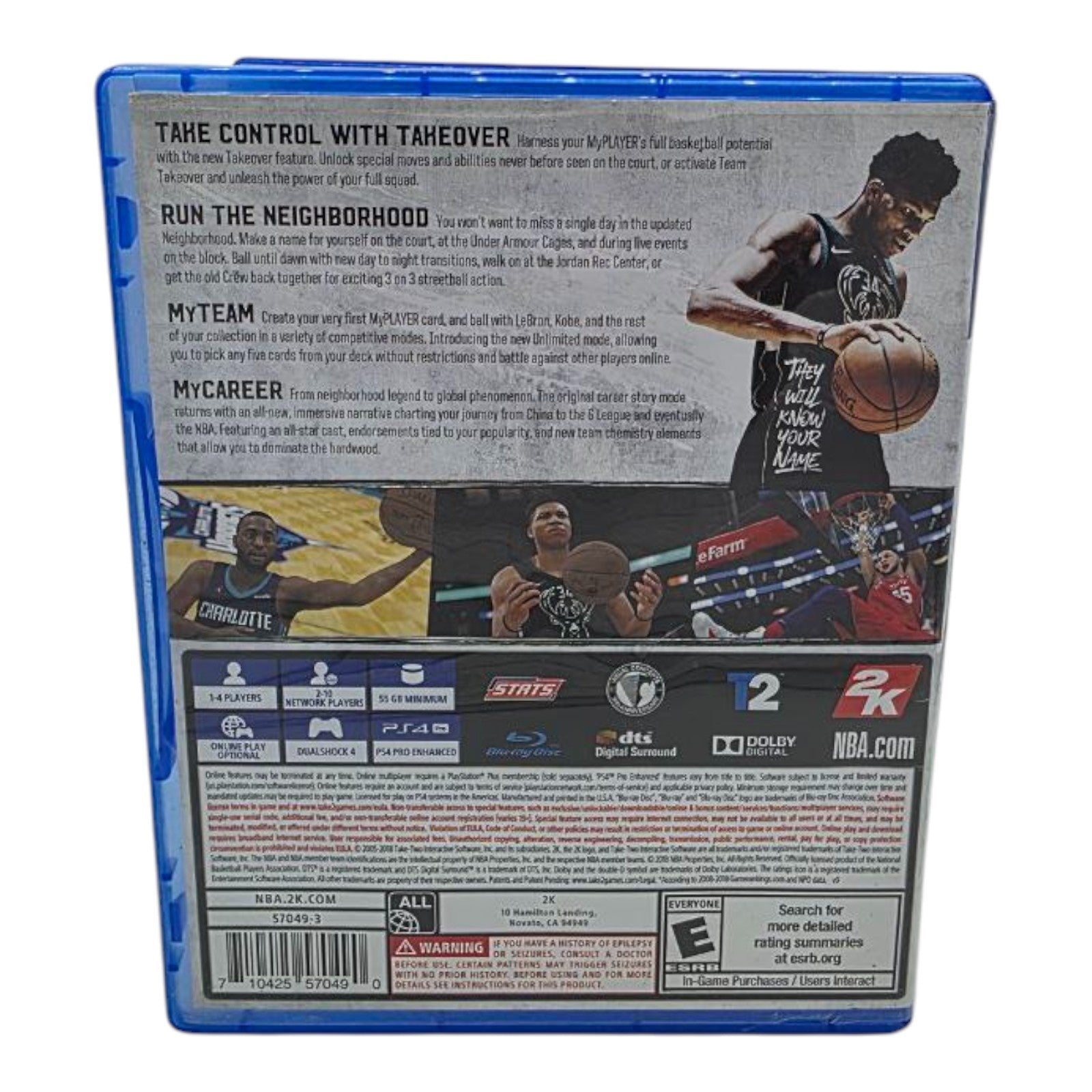 NBA 2K19 PlayStation 4 PS4 Game Complete with Manual Tested 2018
