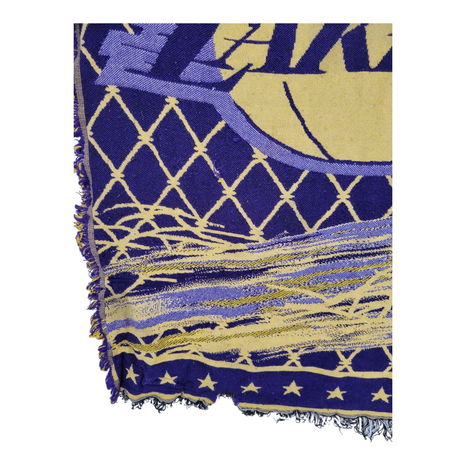 The Northwest Company Los Angeles Lakers Woven Throw Blanket Vintage