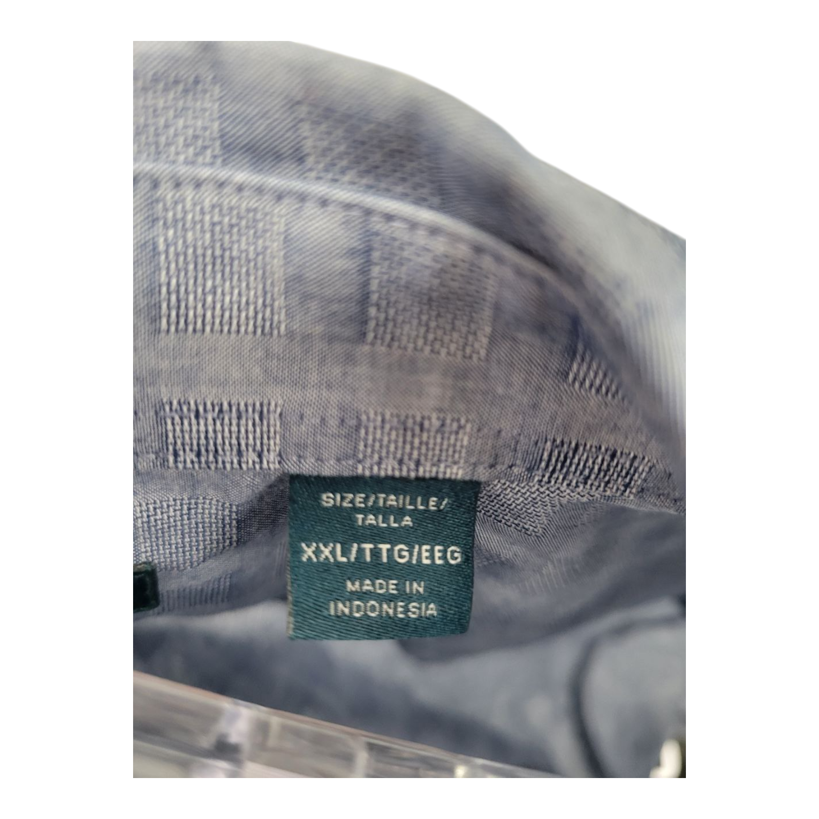 Perry Ellis Mens Gray Textured Check Short Sleeve Button Up Shirt XXL