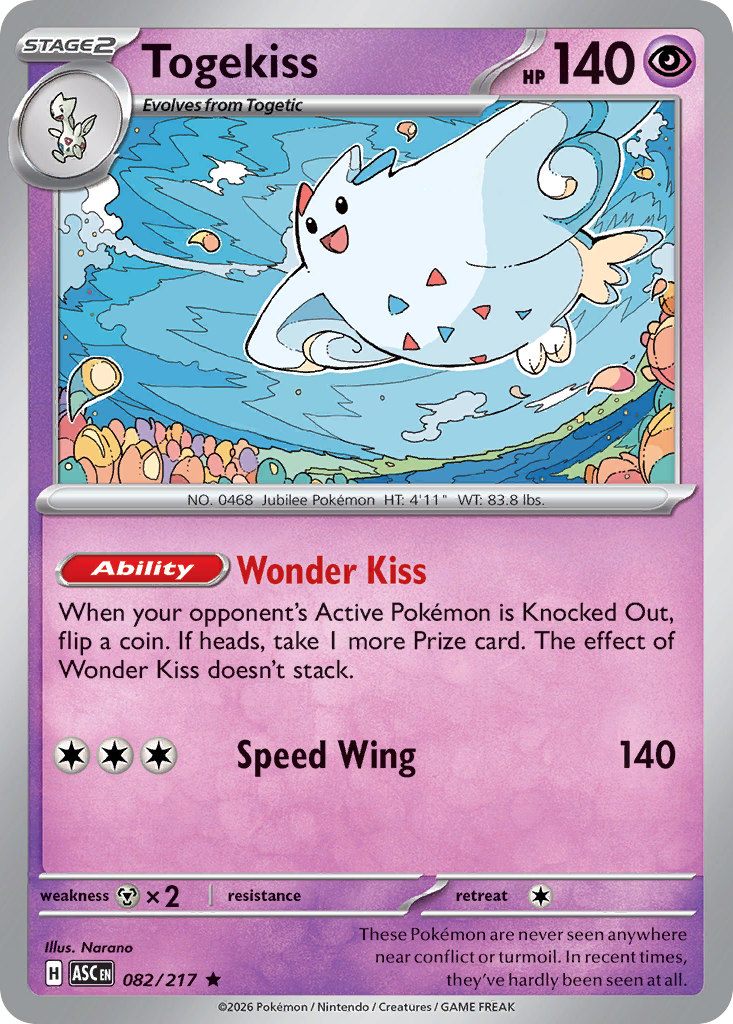 Togekiss 82/217 Ascended Heroes