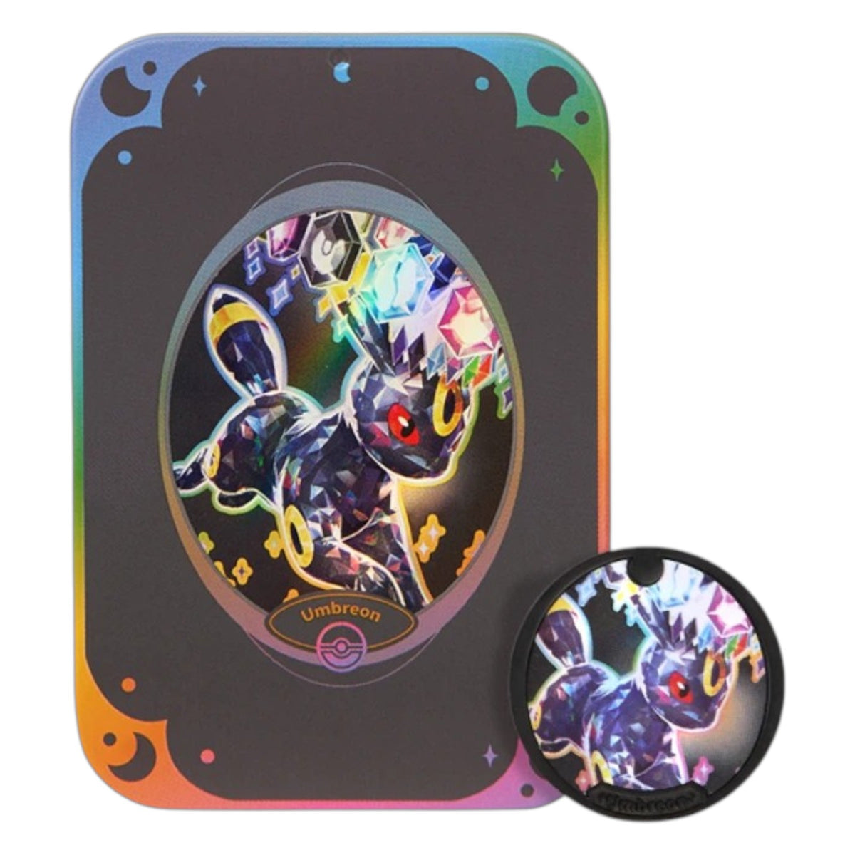 Pokemon TCG Chinese Terastal Gathering Metal Storage Tin - Umbreon