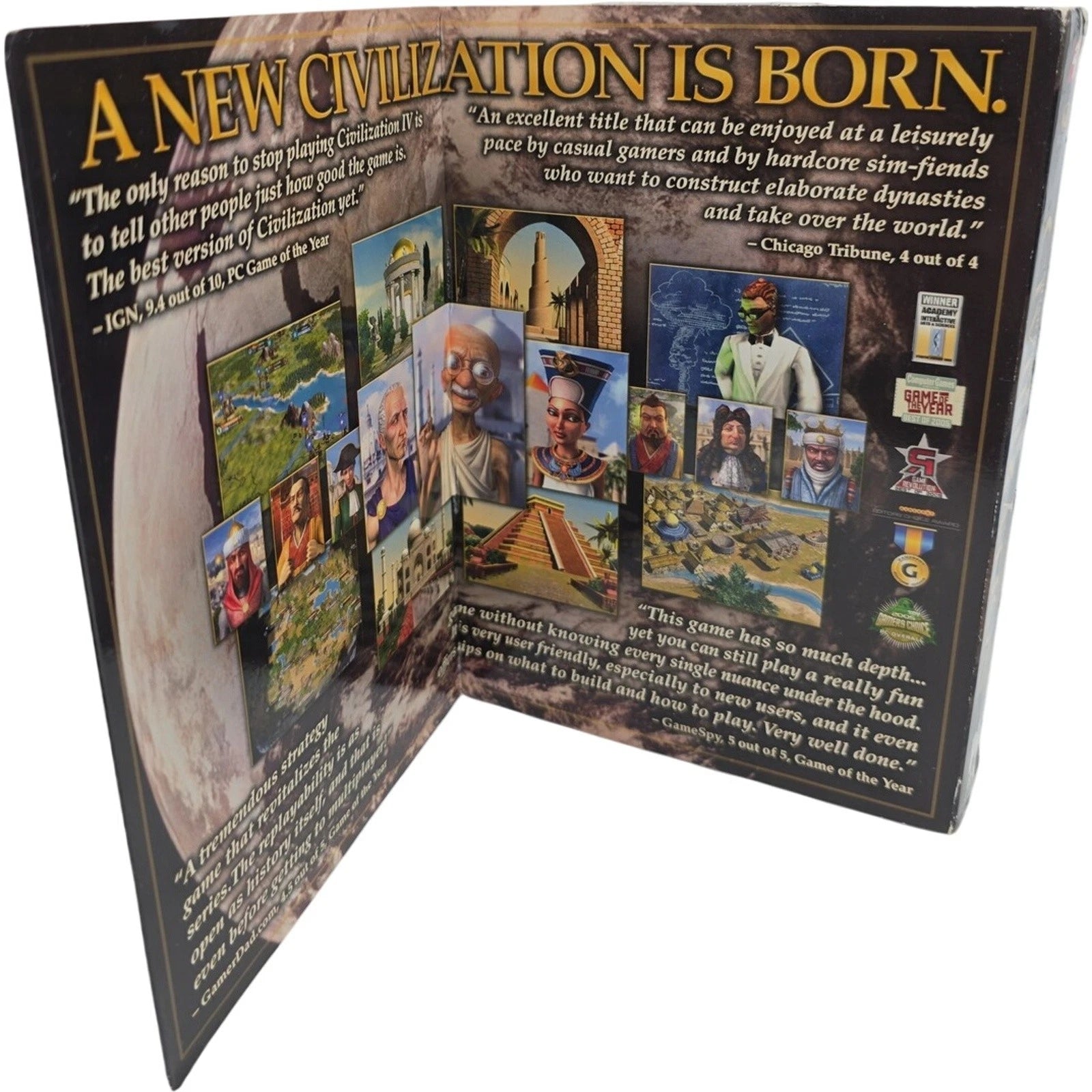 Sid Meier’s Civilization IV 2005 PC CD ROM Game Complete Tech Tree Included