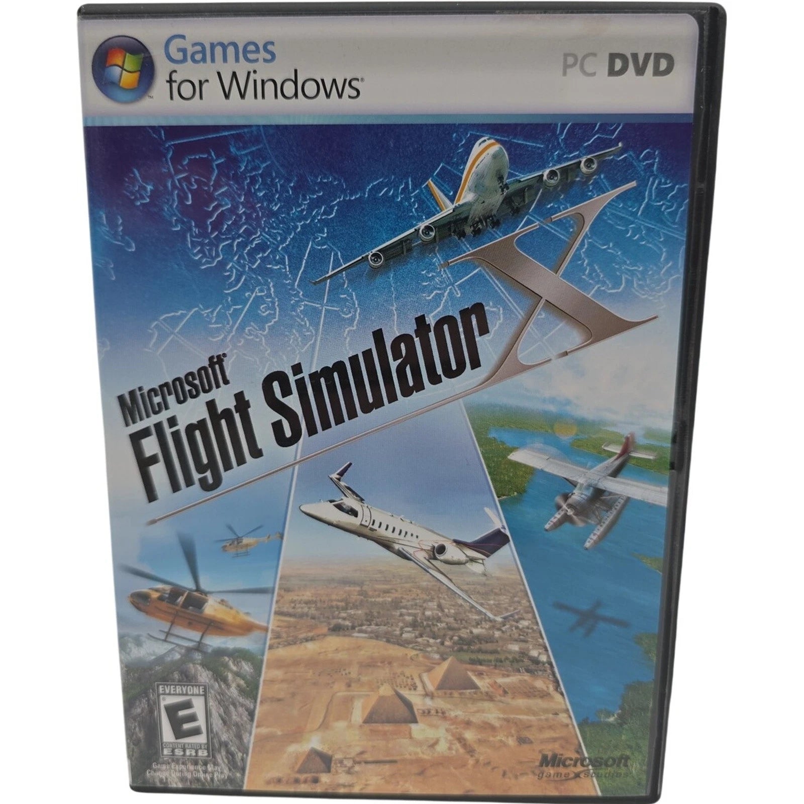 Microsoft Flight Simulator X Deluxe Edition PC DVD Windows Complete 2006