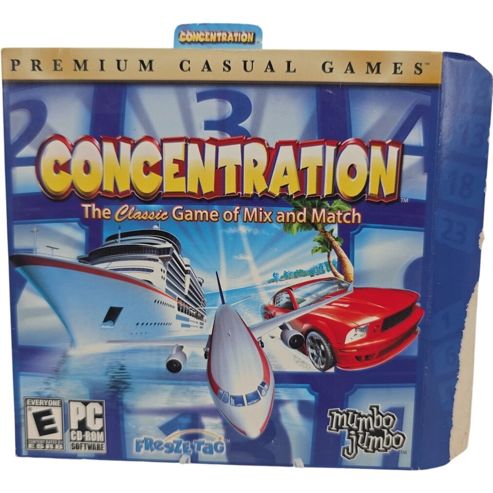 Video Game PC Concentration The Classic Game Of Mix And Match 2007 Mumbo Jumbo