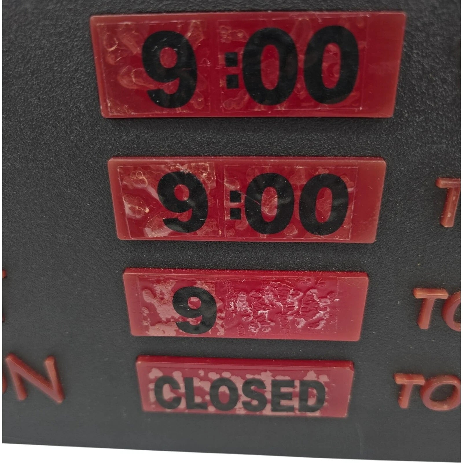 Newon 4484 Lighted Business Hours Sign