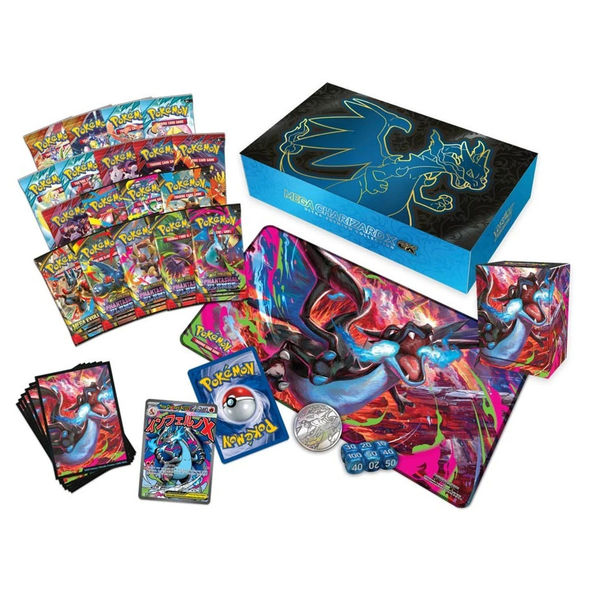 Pokemon TCG Mega Charizard X ex Ultra-Premium Collection Box 2025