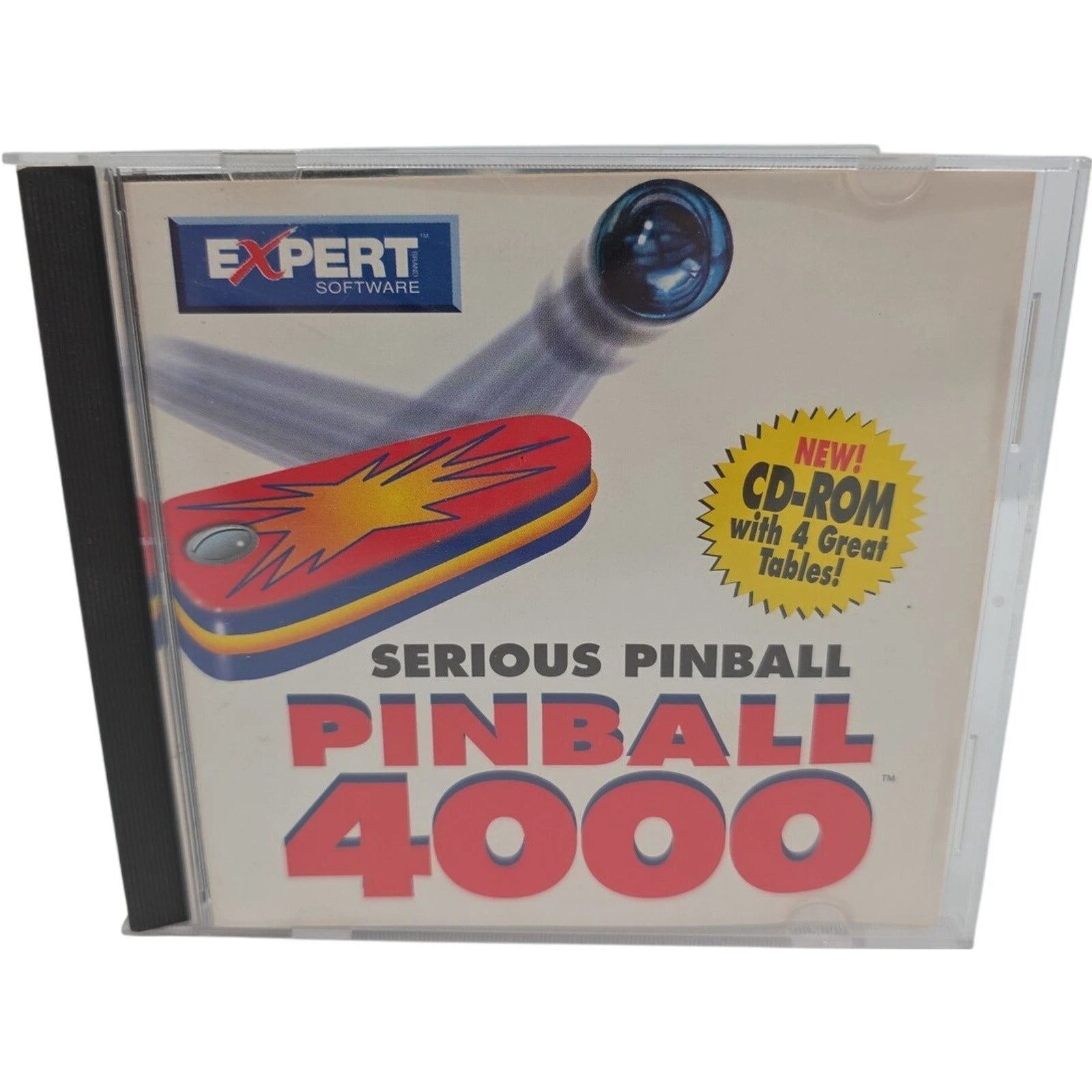 Serious Pinball 4000 PC CD-ROM 1995 with 4 Great Tables Expert Software