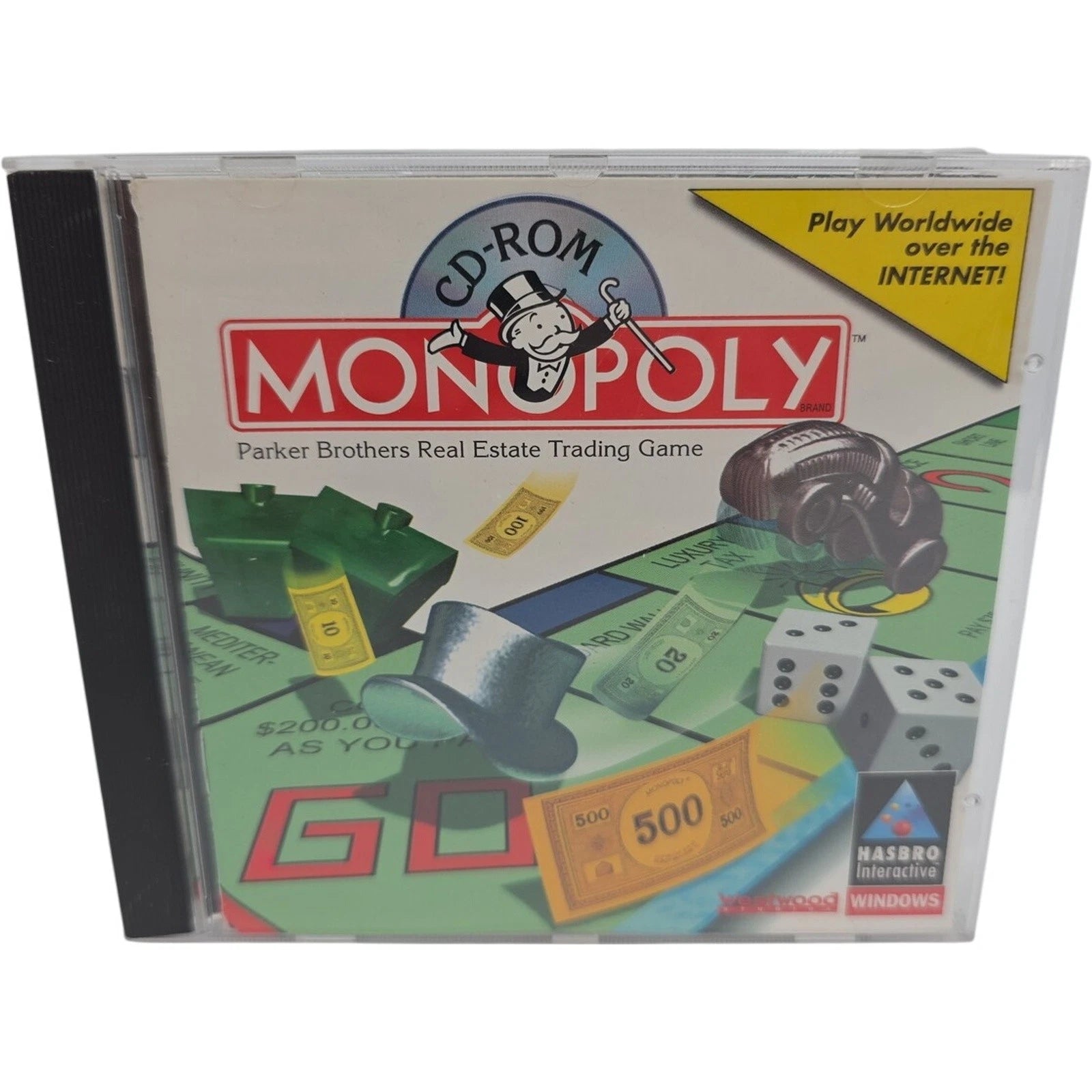 Monopoly PC CD ROM 1996 Hasbro Interactive Video Game Trading Game