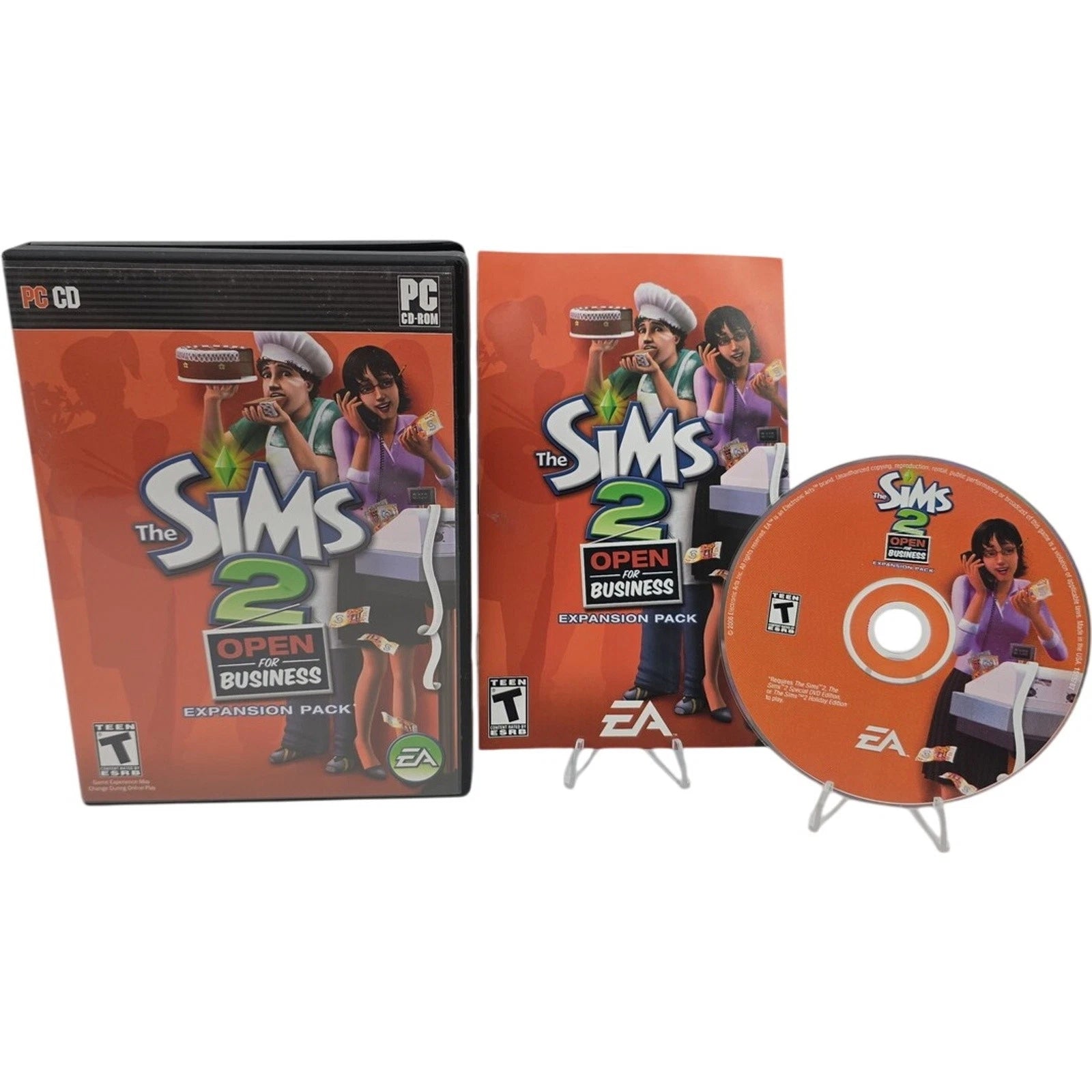 The Sims 2 Open for Business Expansion Pack PC CD ROM EA Games 2006