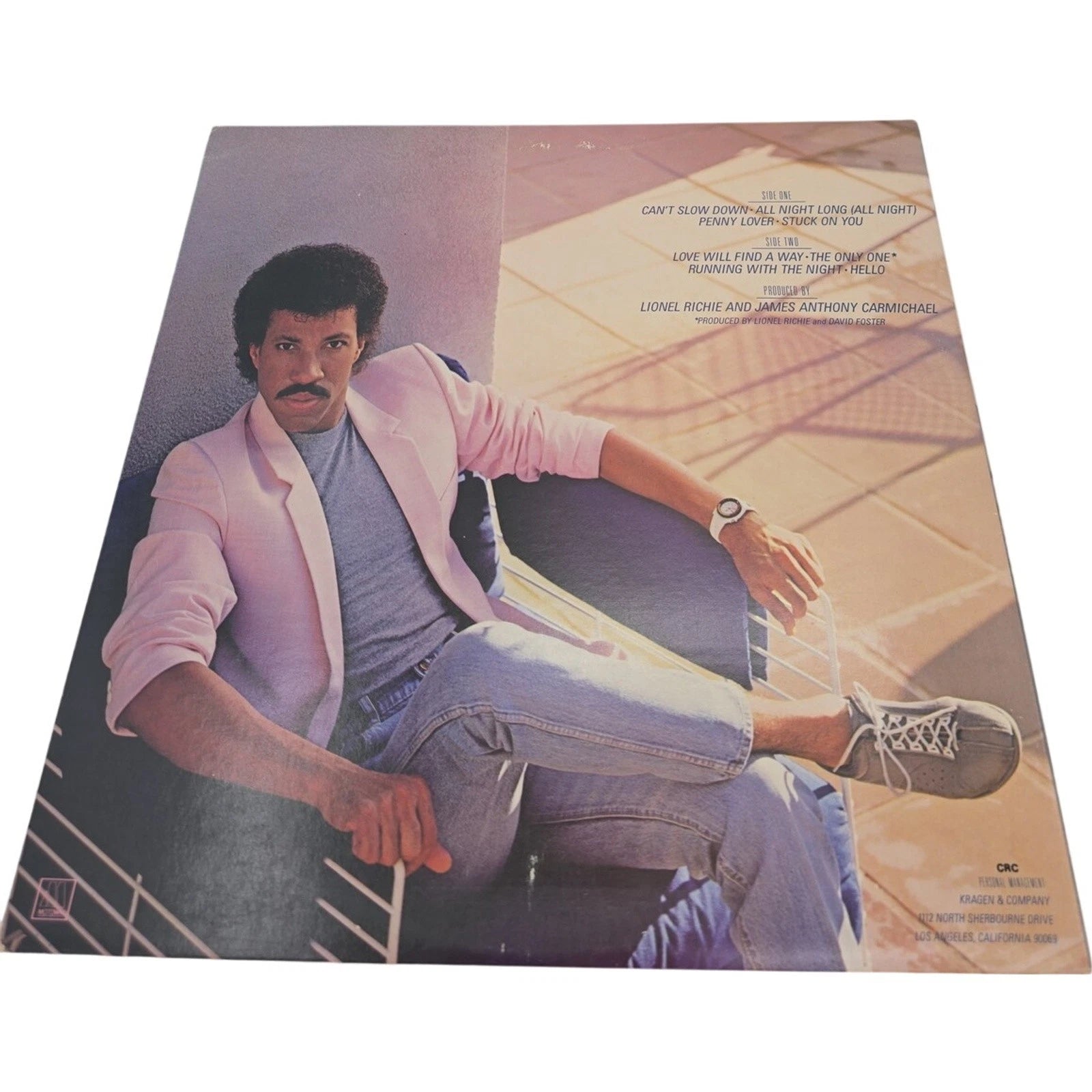 Lionel Richie Can’t Slow Down & Dionne Warwick Dionne Lot of 2 LP Vinyl