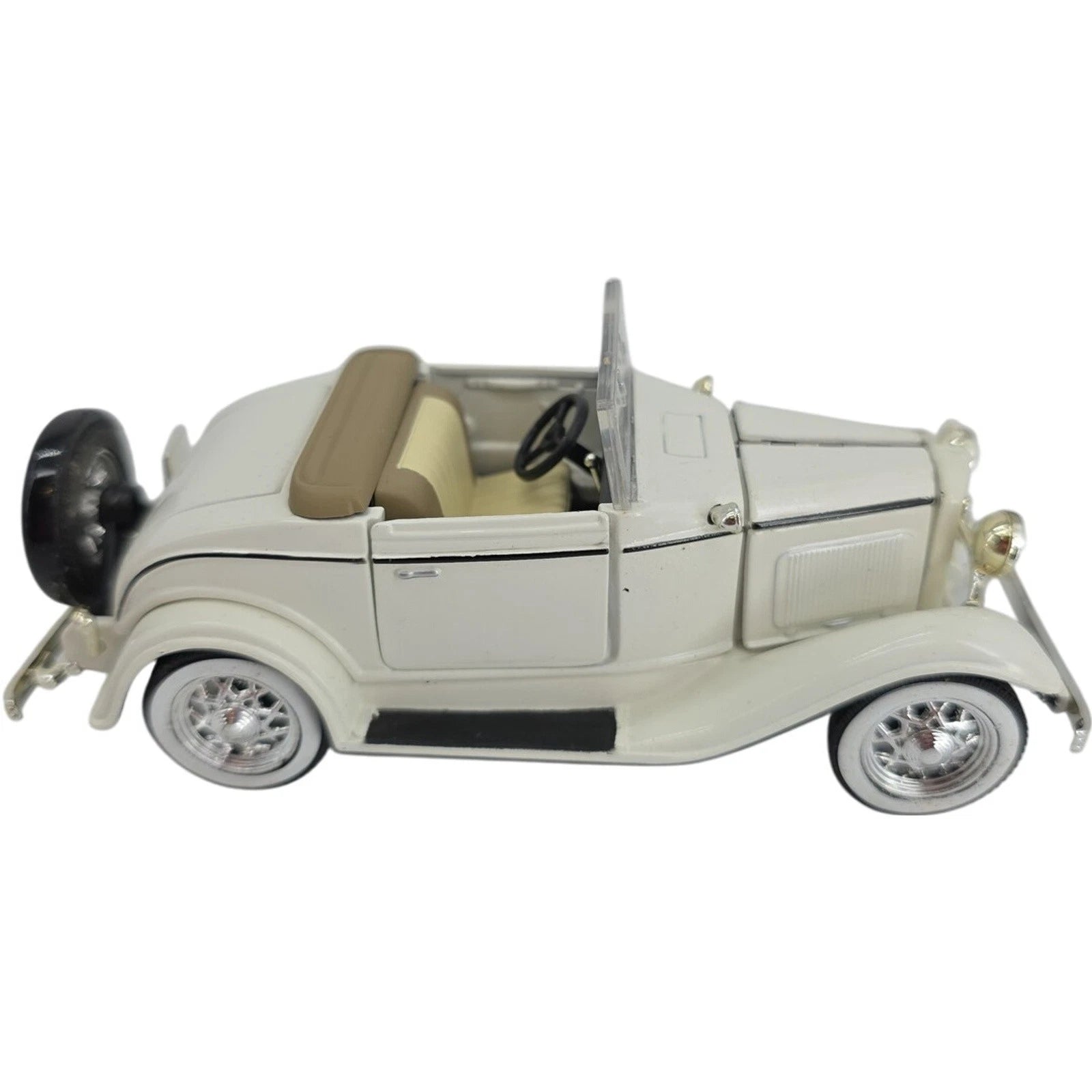 National Motor Museum Mint White 1932 Model 18 V8 Cabriolet Golden Age of Ford