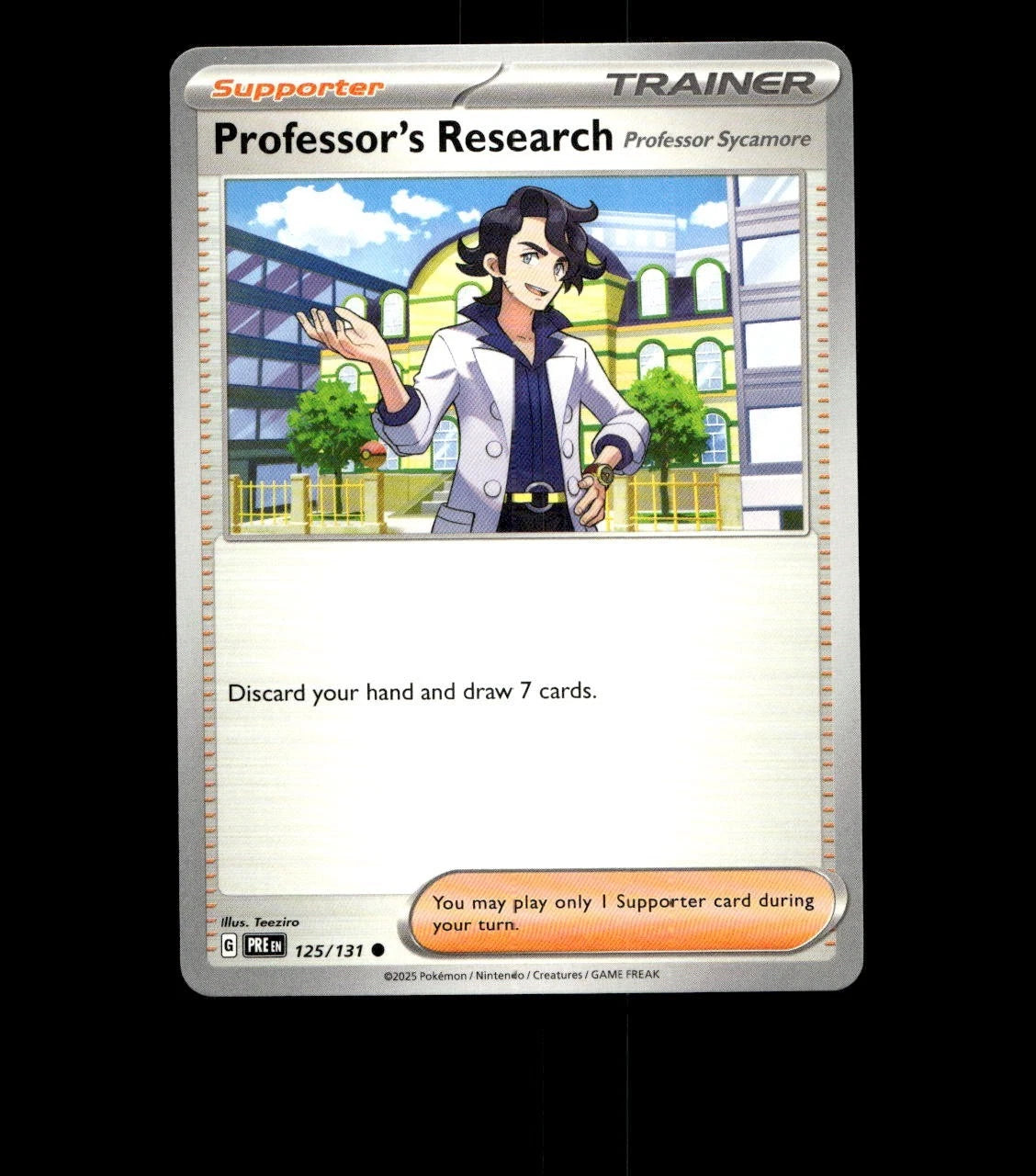 Professor’s Research (Professor Sycamore) - 125/131 - Prismatic Evolutions - Near Mint