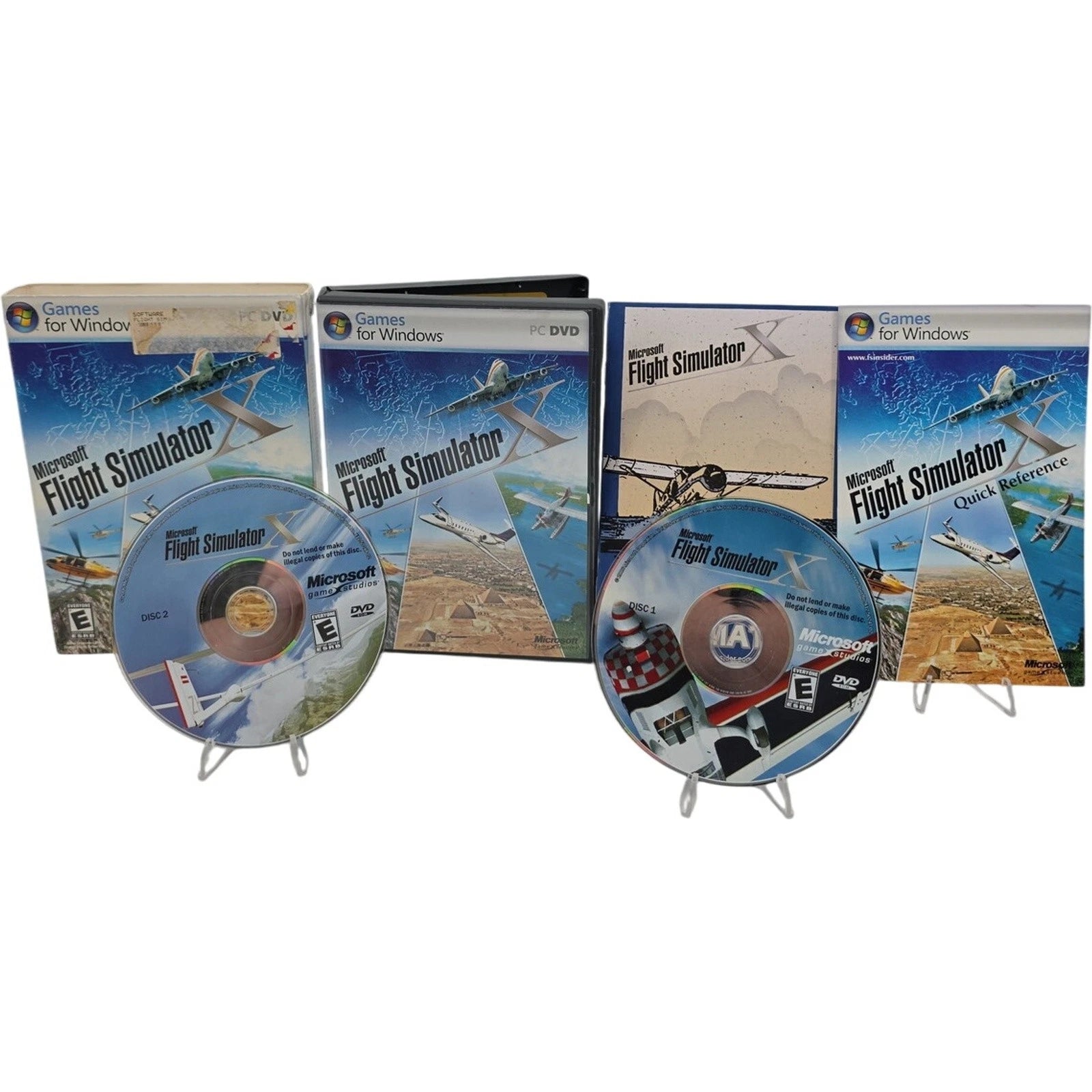 Microsoft Flight Simulator X Deluxe Edition PC DVD Windows Complete 2006