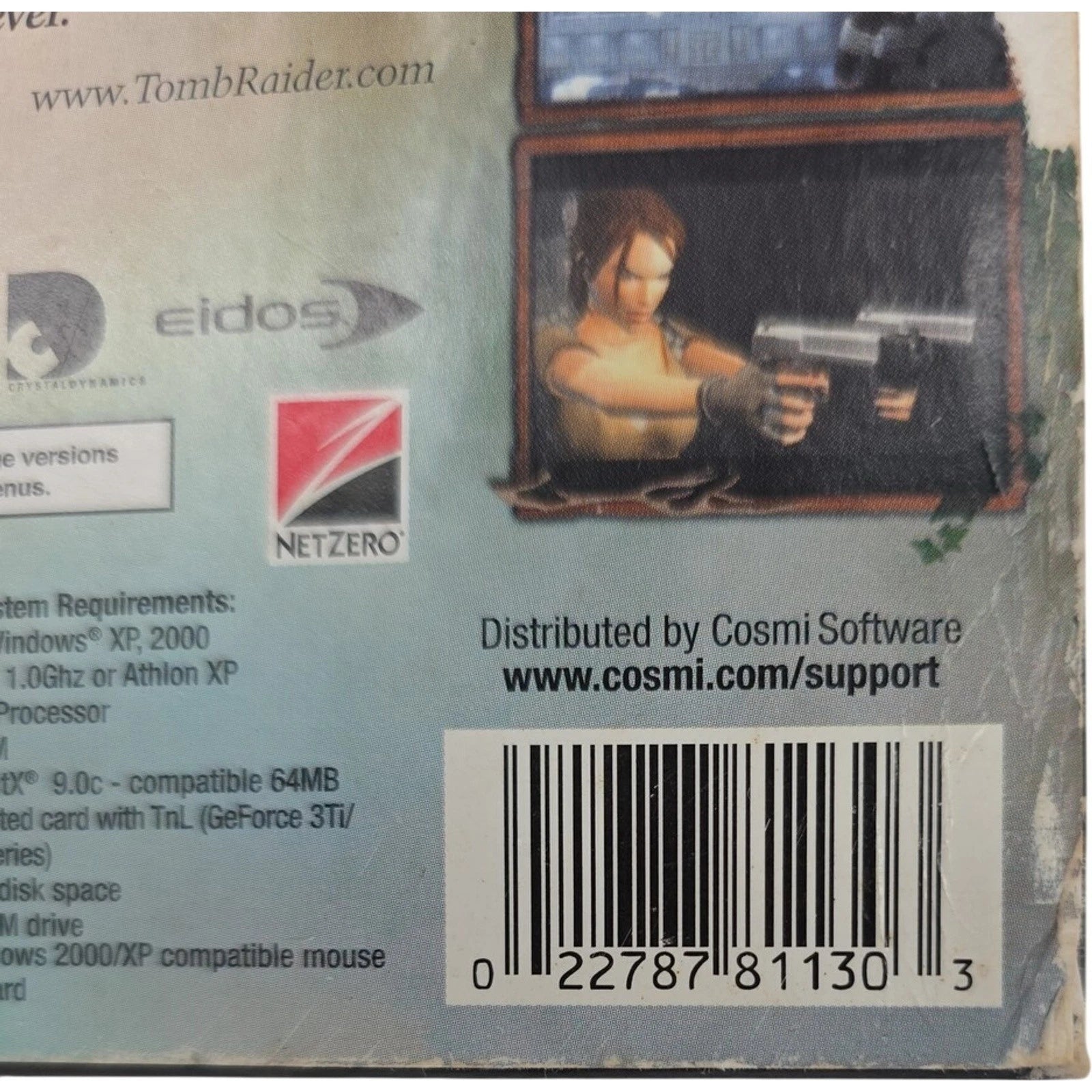 Lara Croft Tomb Raider Legen Windows PC DVD ROM 2006 w/ SlipCover Eidos Cosmi