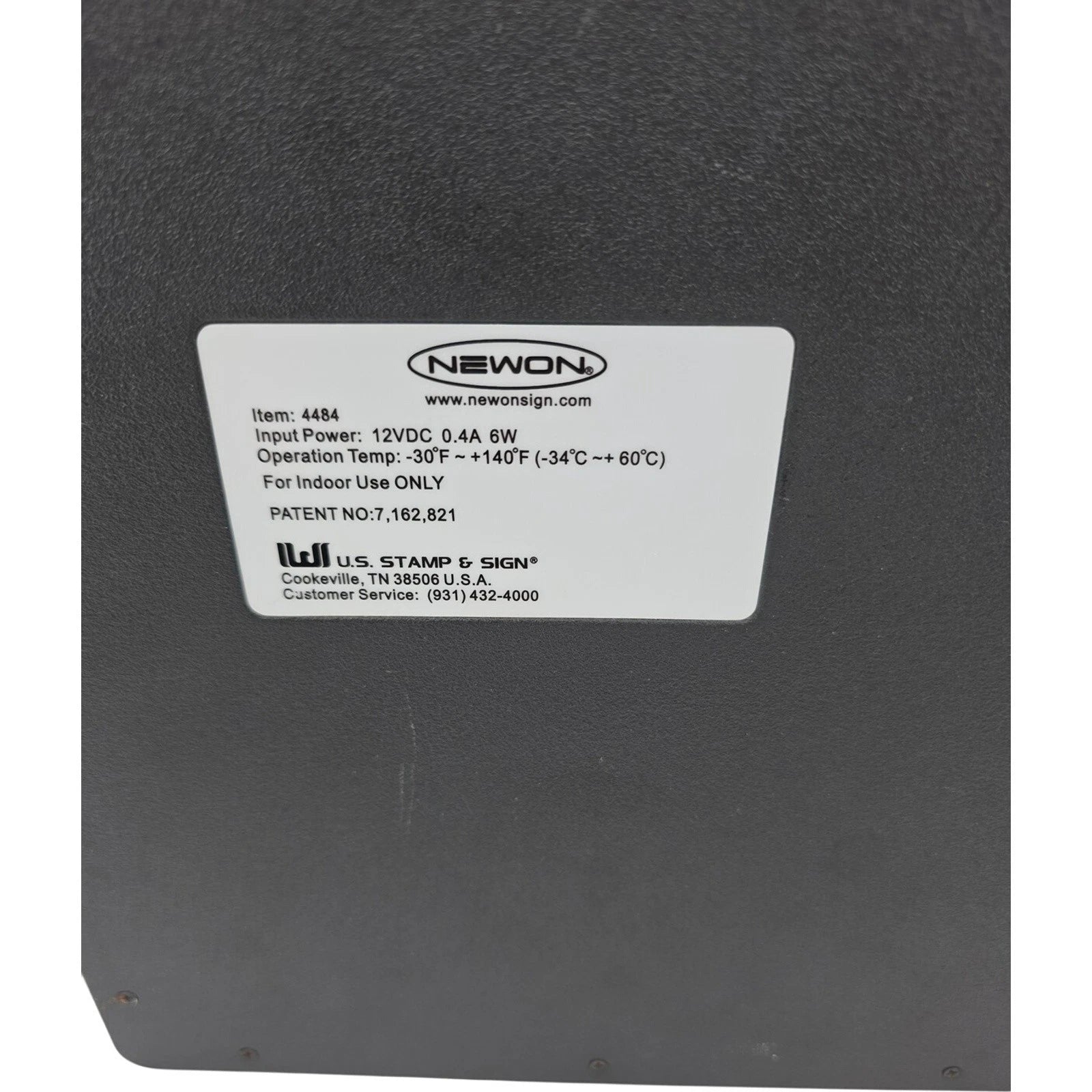 Newon 4484 Lighted Business Hours Sign