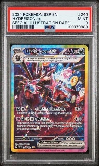 Pokemon - Surging Sparks - Hydreigon ex SIR - 2024