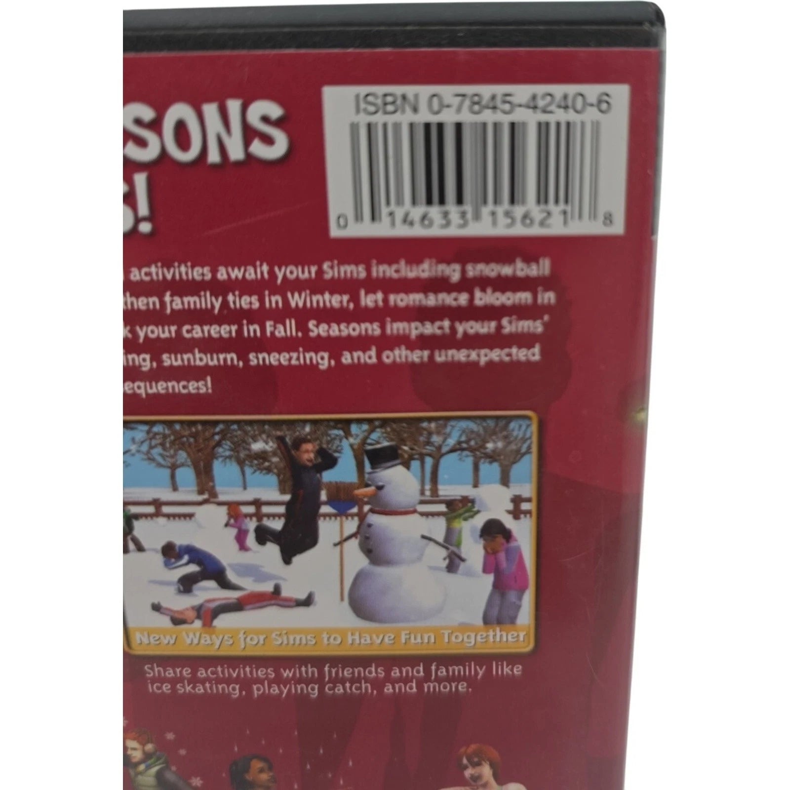 The Sims 2 Seasons Expansion Pack PC CD ROM 2007