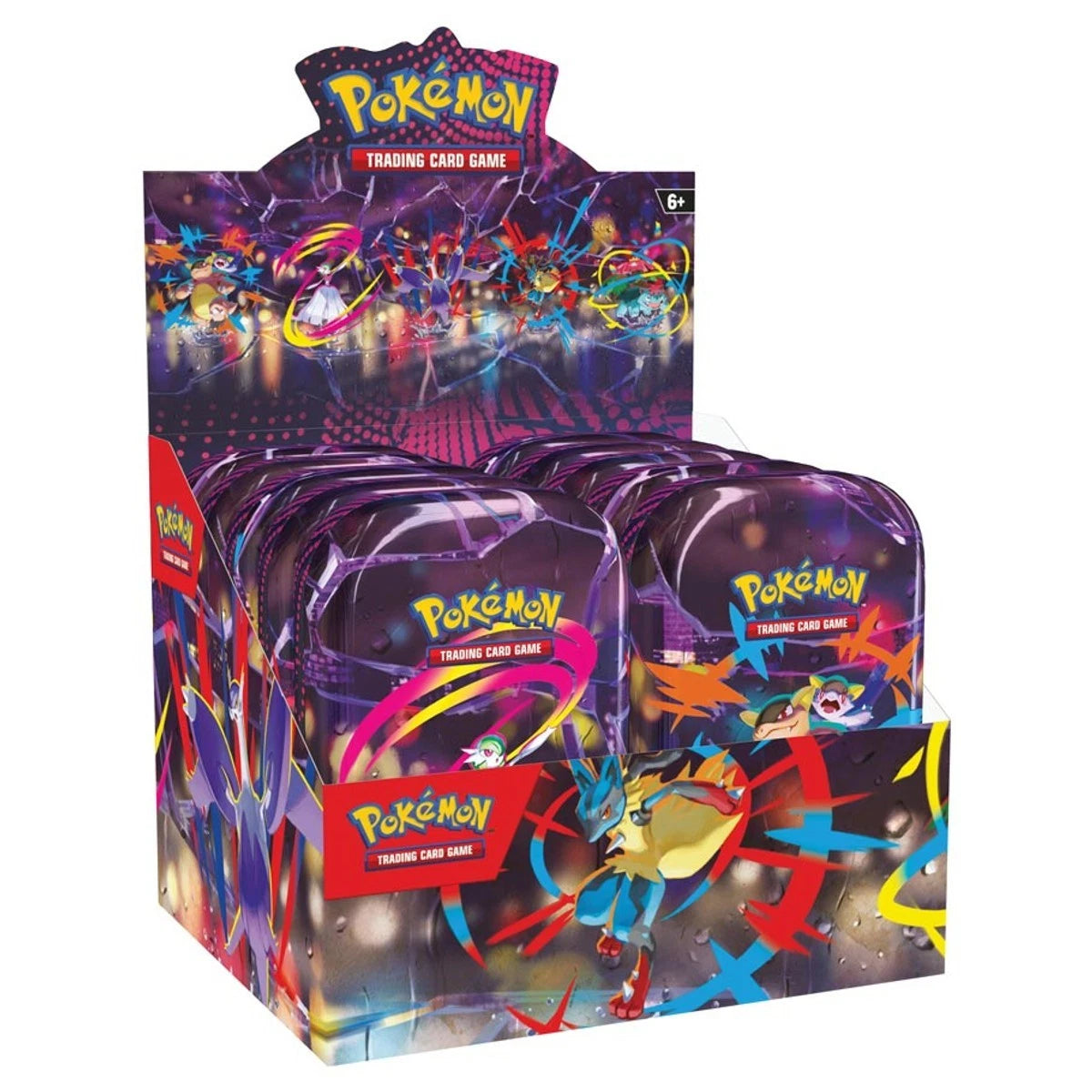 Pokémon TCG Mega Evolutions Mega Heroes Mini Tin Display Booster Packs