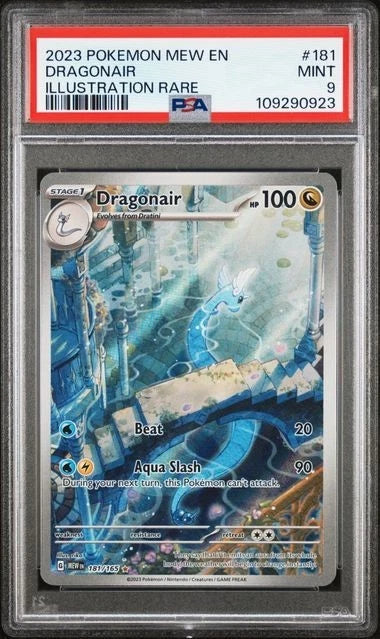 Pokemon SV Scarlet & Violet 151 Illustration Rare Dragonair 181/165 PSA 9 MINT