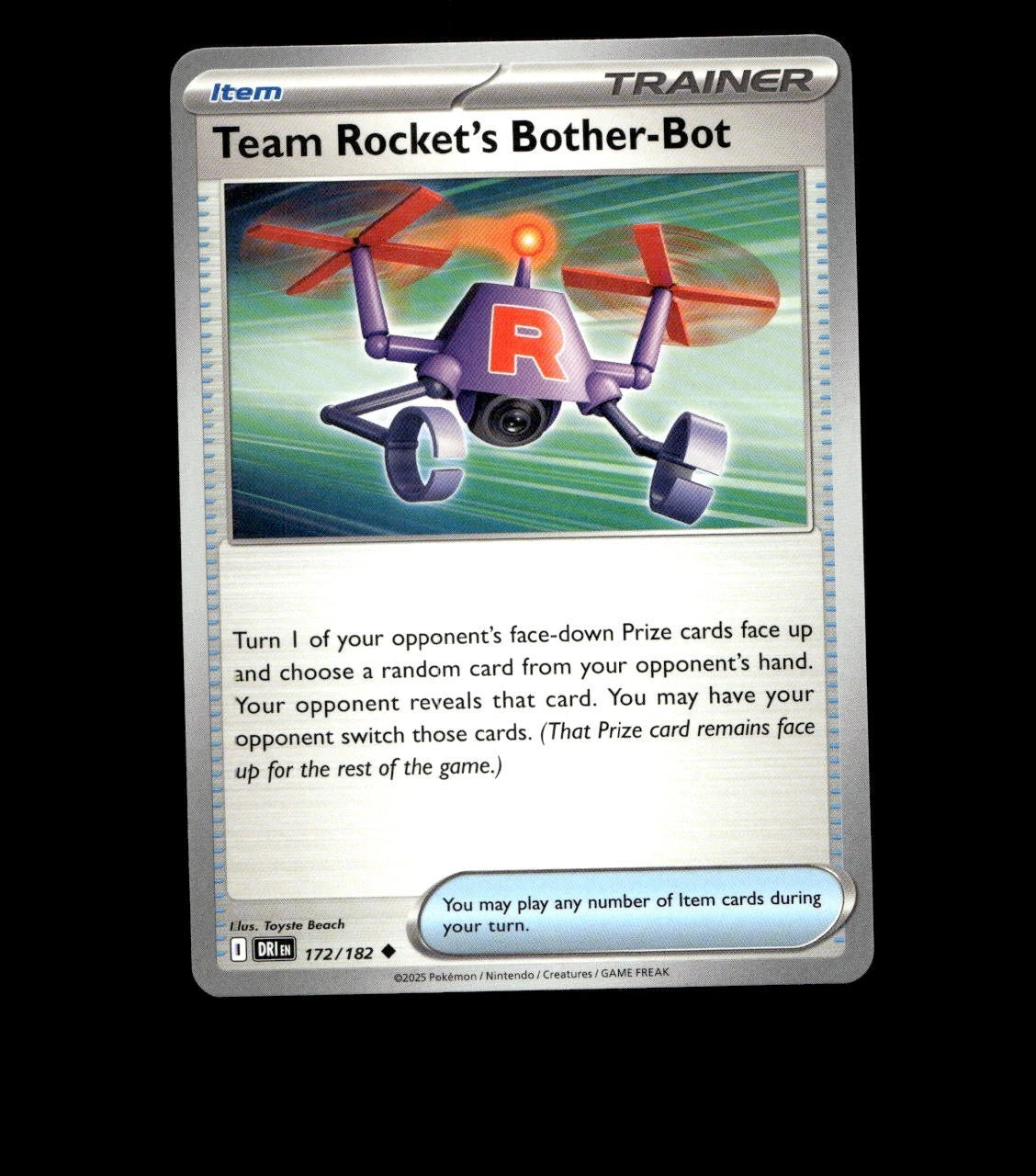 Team Rocket’s Bother-Bot – 172/182 – Destined Rivals – Non Holo Near Mint TCG