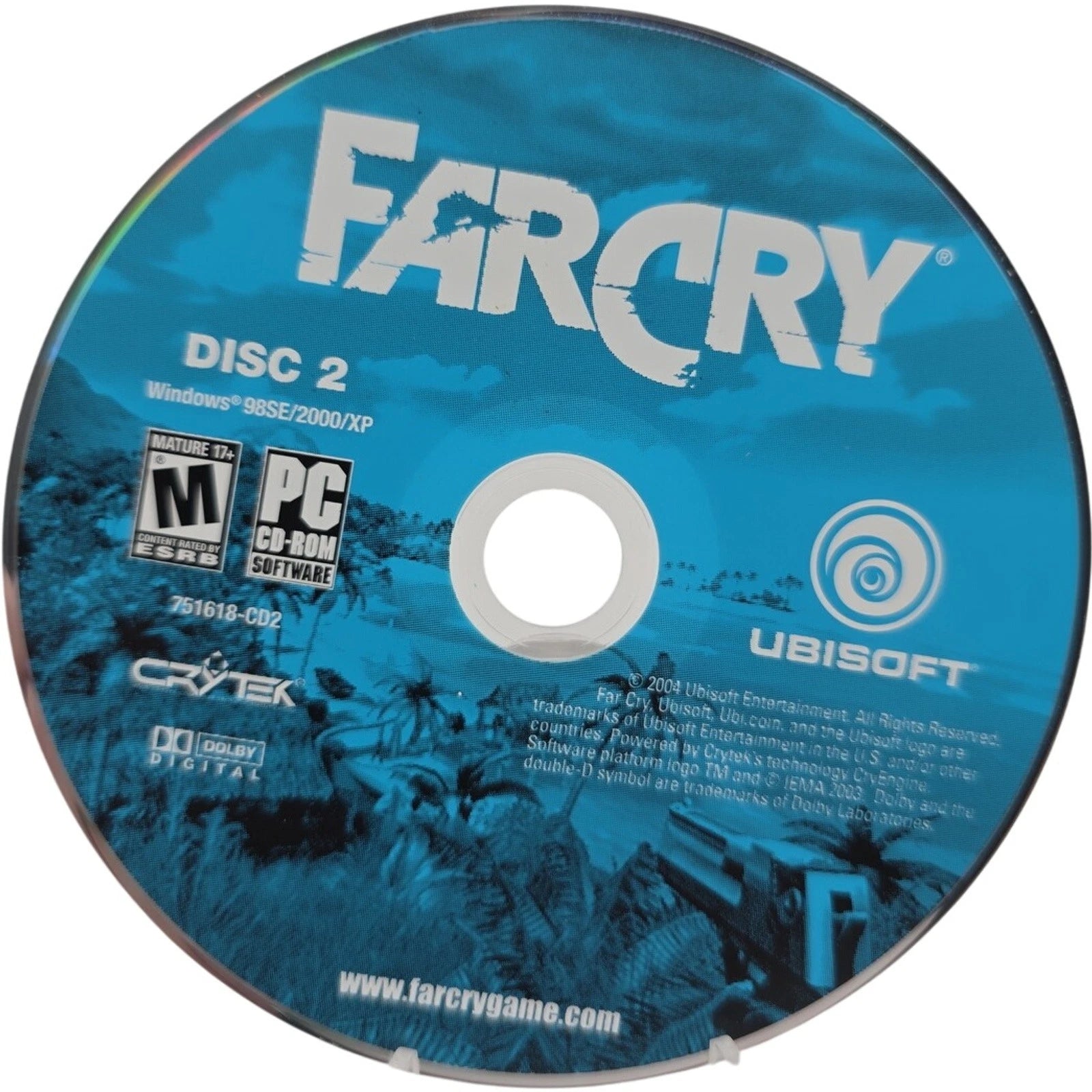 Far Cry PC Game 2004 by Ubisoft 5 Disc Set Complete Tested