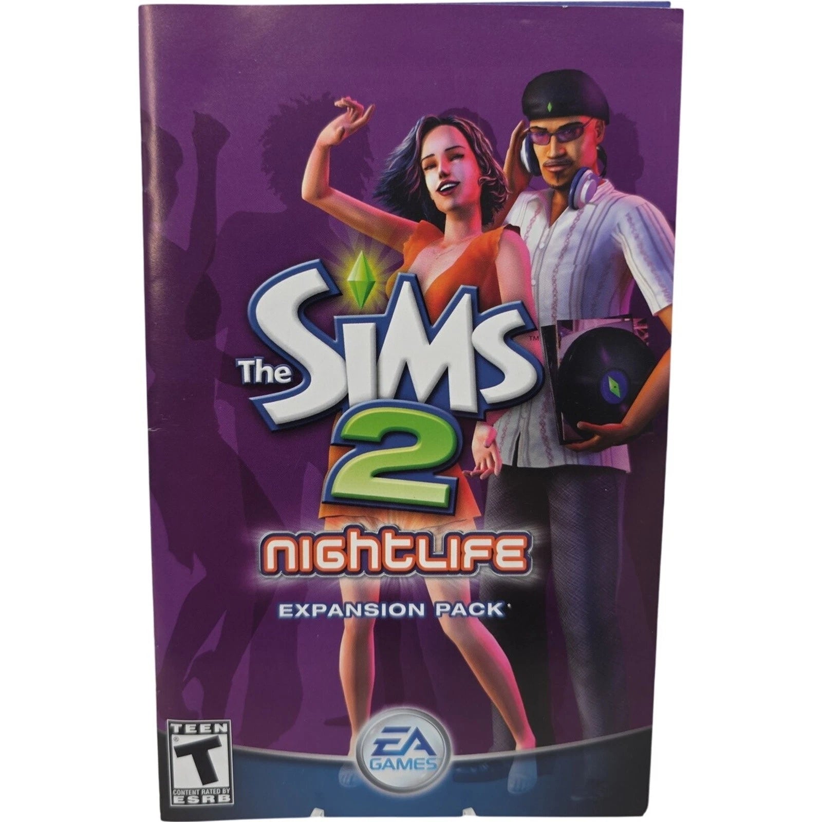 The Sims 2 Nightlife Expansion Pack(PC Game CD ROM 2005 2 Discs with Manual