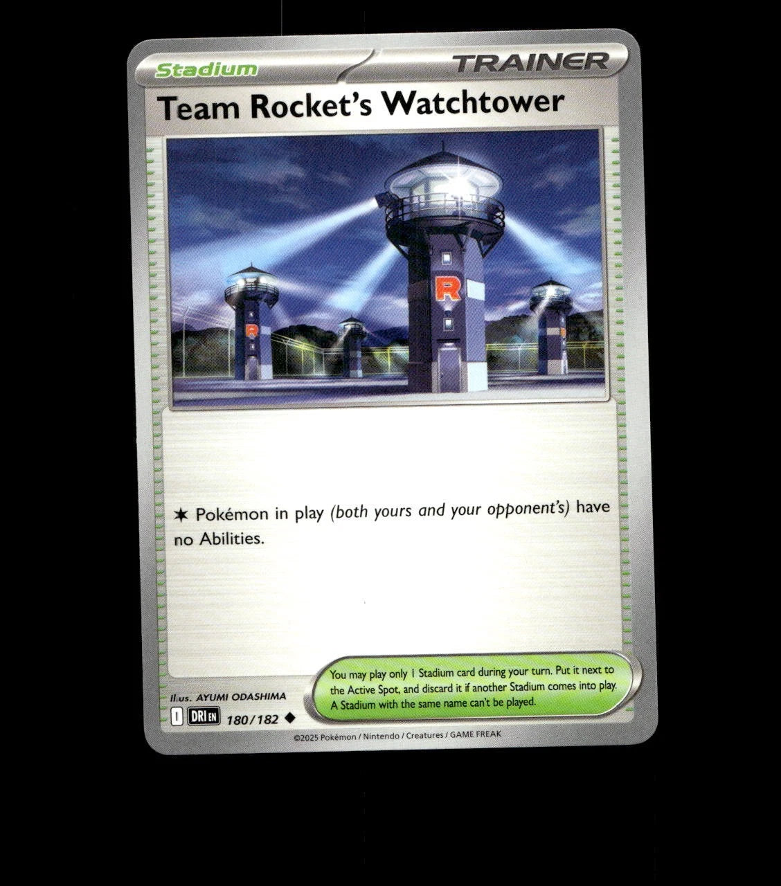 Team Rocket’s Watchtower – 180/182 – Destined Rivals Non Holo Near Mint TCG