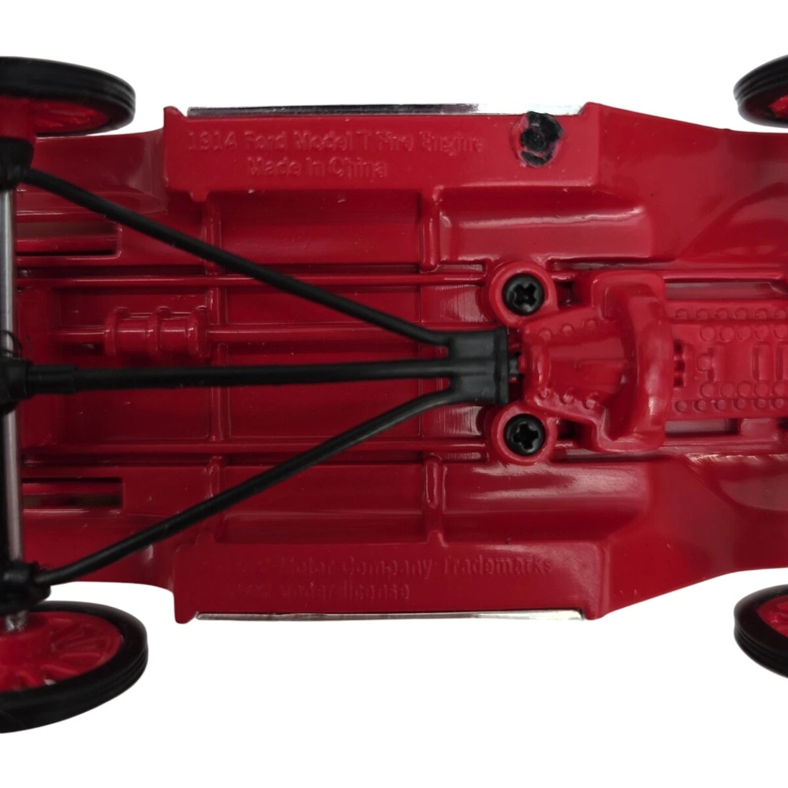 1914 Ford Model T Fire Engine National Motor Car Toy Fire Fighter Die Cast