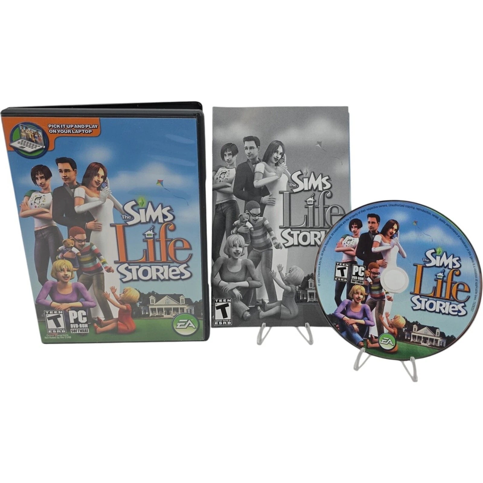 Sims Life Stories PC DVD ROM EA Games 2007 Tested