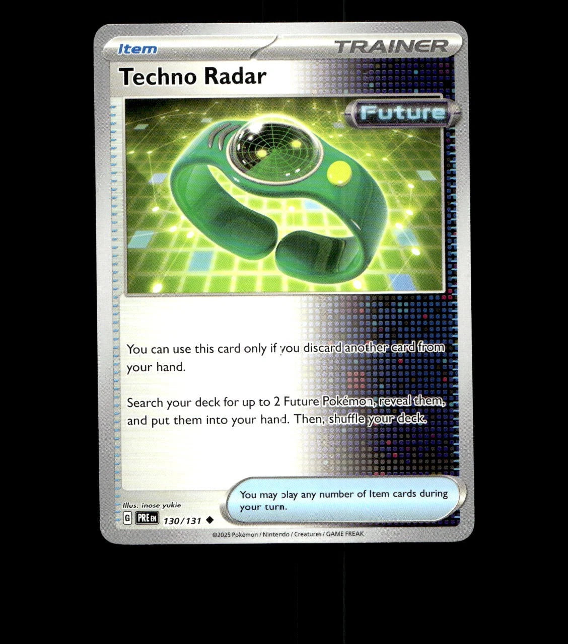 Techno Radar - 130/131 - Prismatic Evolutions - Non Holo Near Mint
