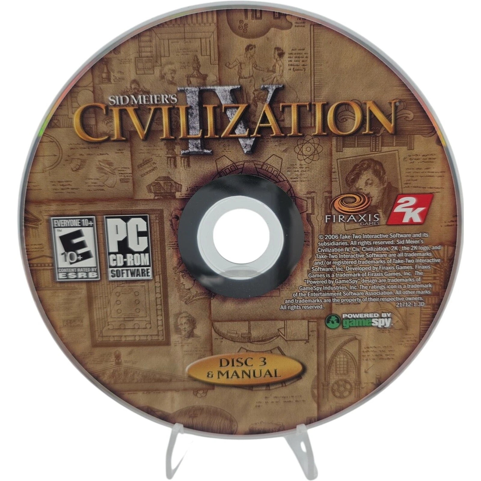 Sid Meier’s Civilization IV 2005 PC CD ROM Game Complete Tech Tree Included
