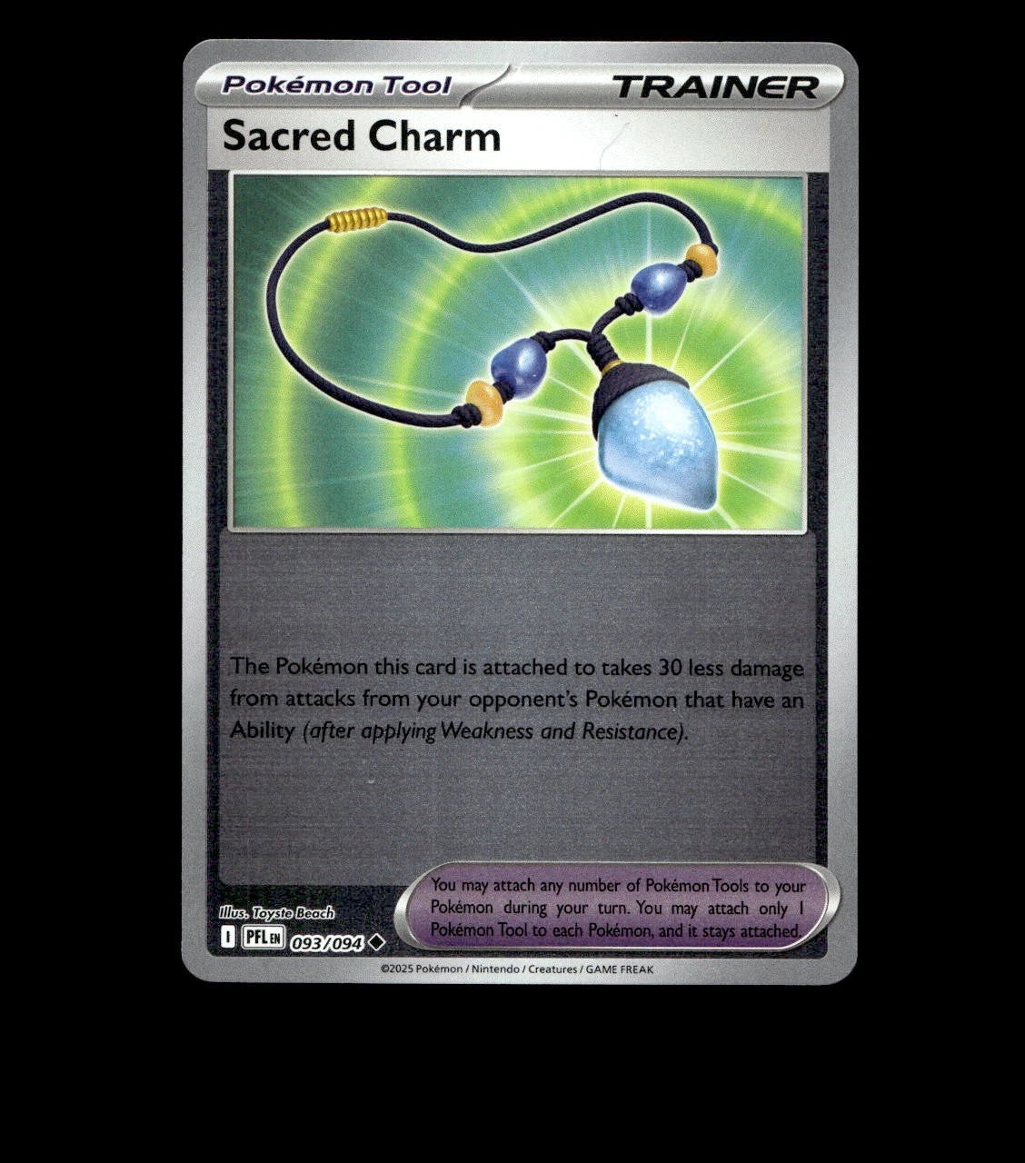 Sacred Charm – 093/094 – Phantasmal Flames – Reverse Holo Near Mint