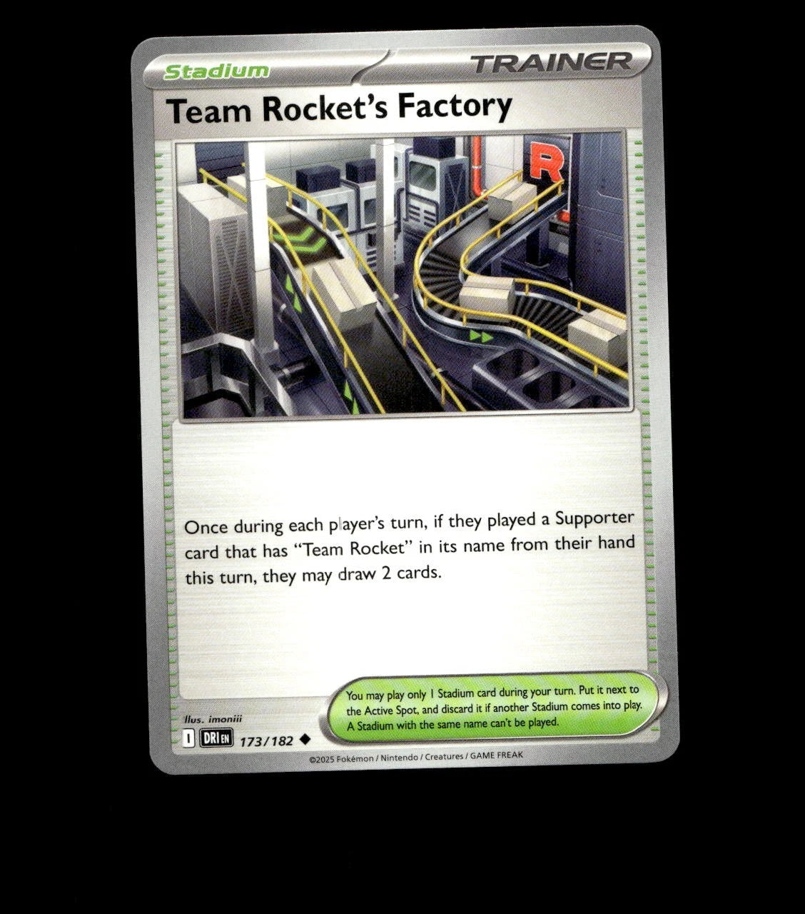 Team Rocket’s Factory – 173/182 – Destined Rivals – Non Holo Near Mint Pokemon