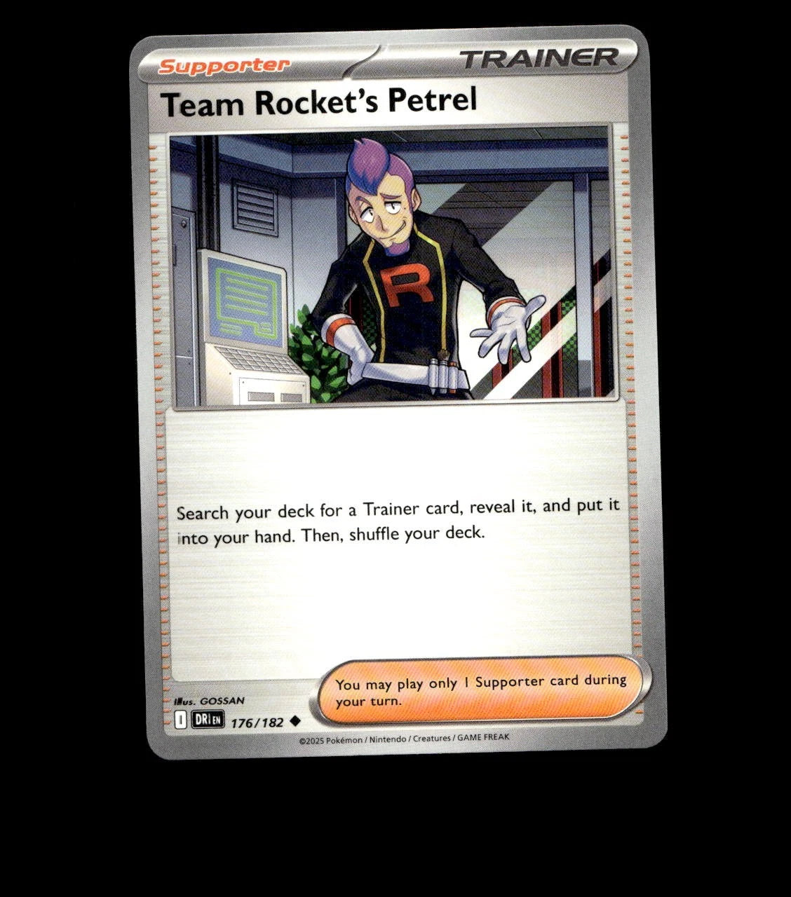 Team Rocket’s Petrel – 176/182 – Destined Rivals – Non Holo Near Mint Pokemon