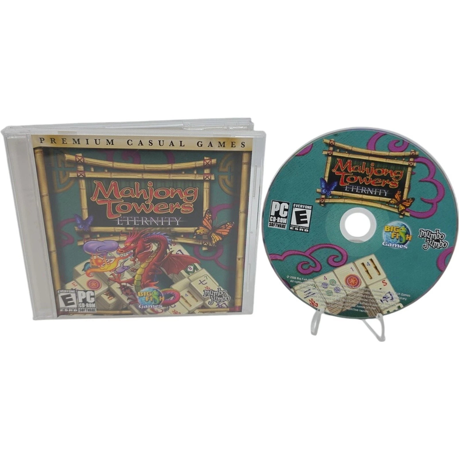 Mahjong Towers Eternity PC CD ROM Game 2006 Big Fish Games Mumbo Jumbo