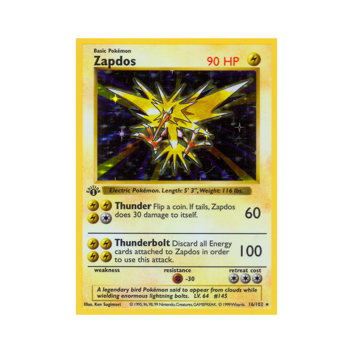 Zapdos 16/102 Base