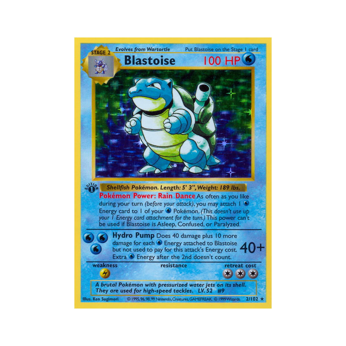 Blastoise 2/102 Base