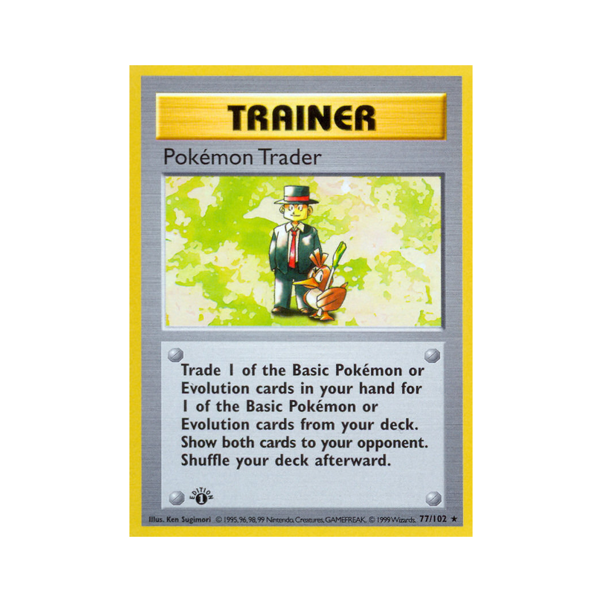 Pokémon Trader 77/102 Base