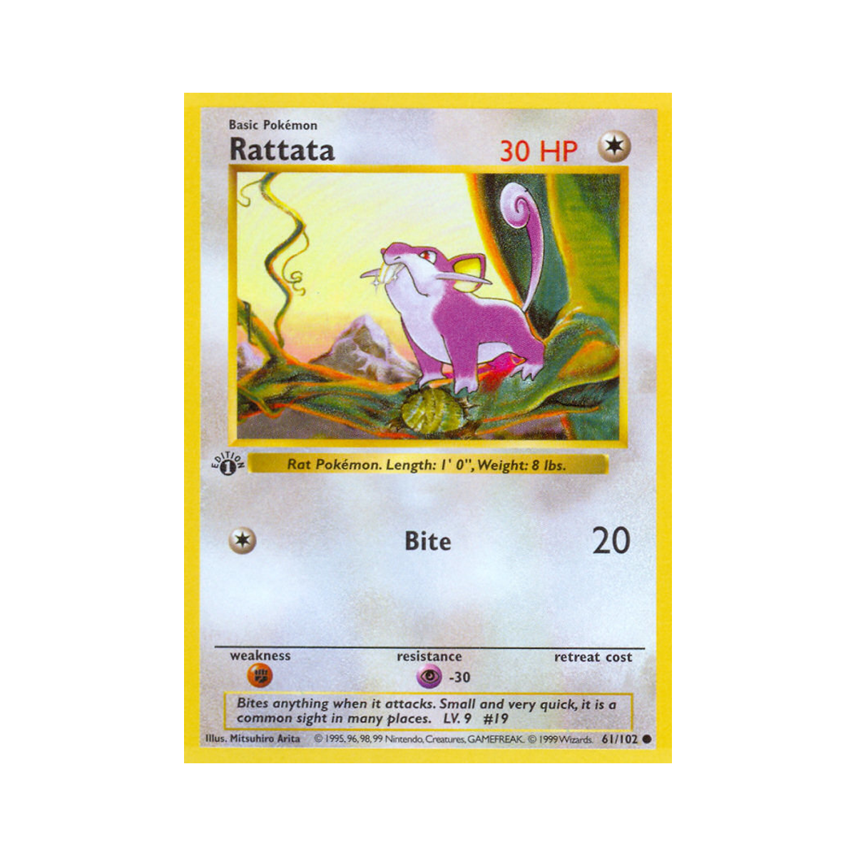 Rattata 61/102 Base