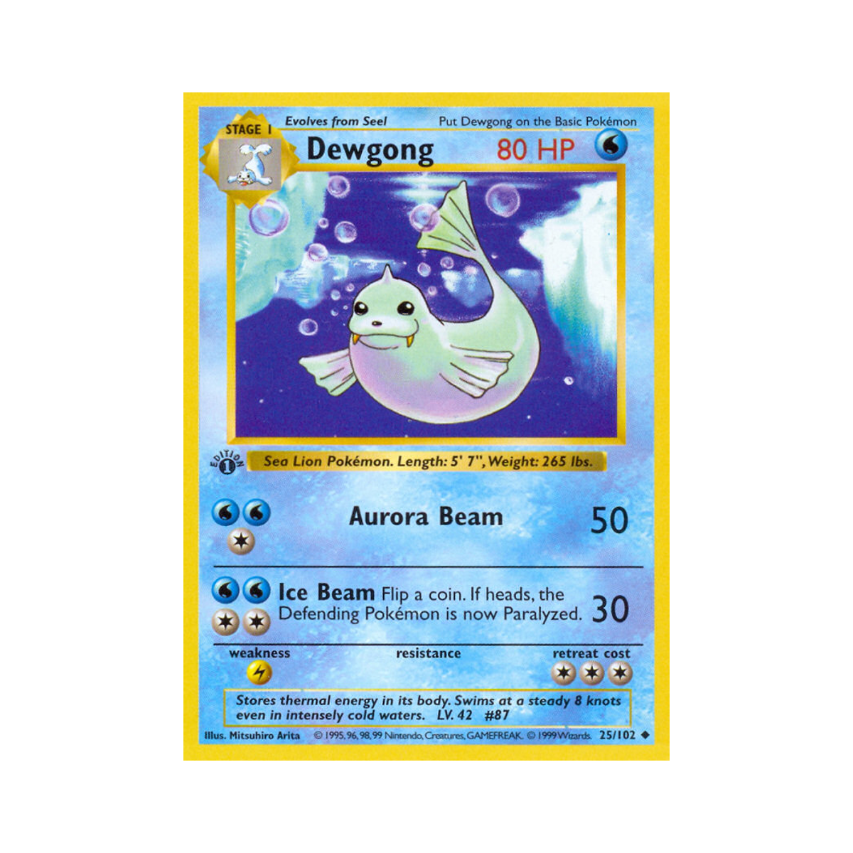 Dewgong 25/102 Base