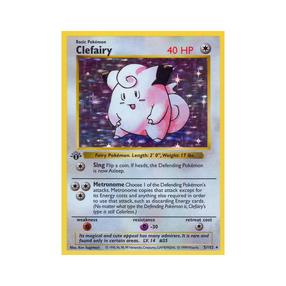 Clefairy 5/102 Base