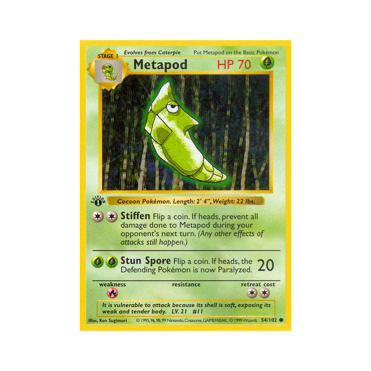 Metapod 54/102 Base