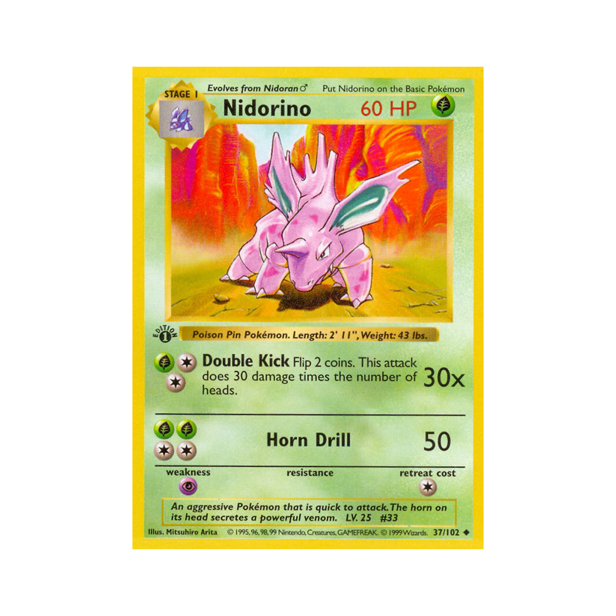Nidorino 37/102 Base