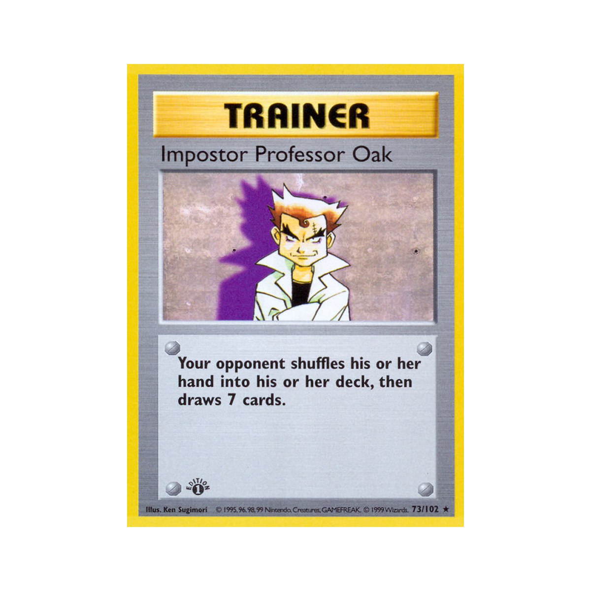 Impostor Professor Oak 73/102 Base