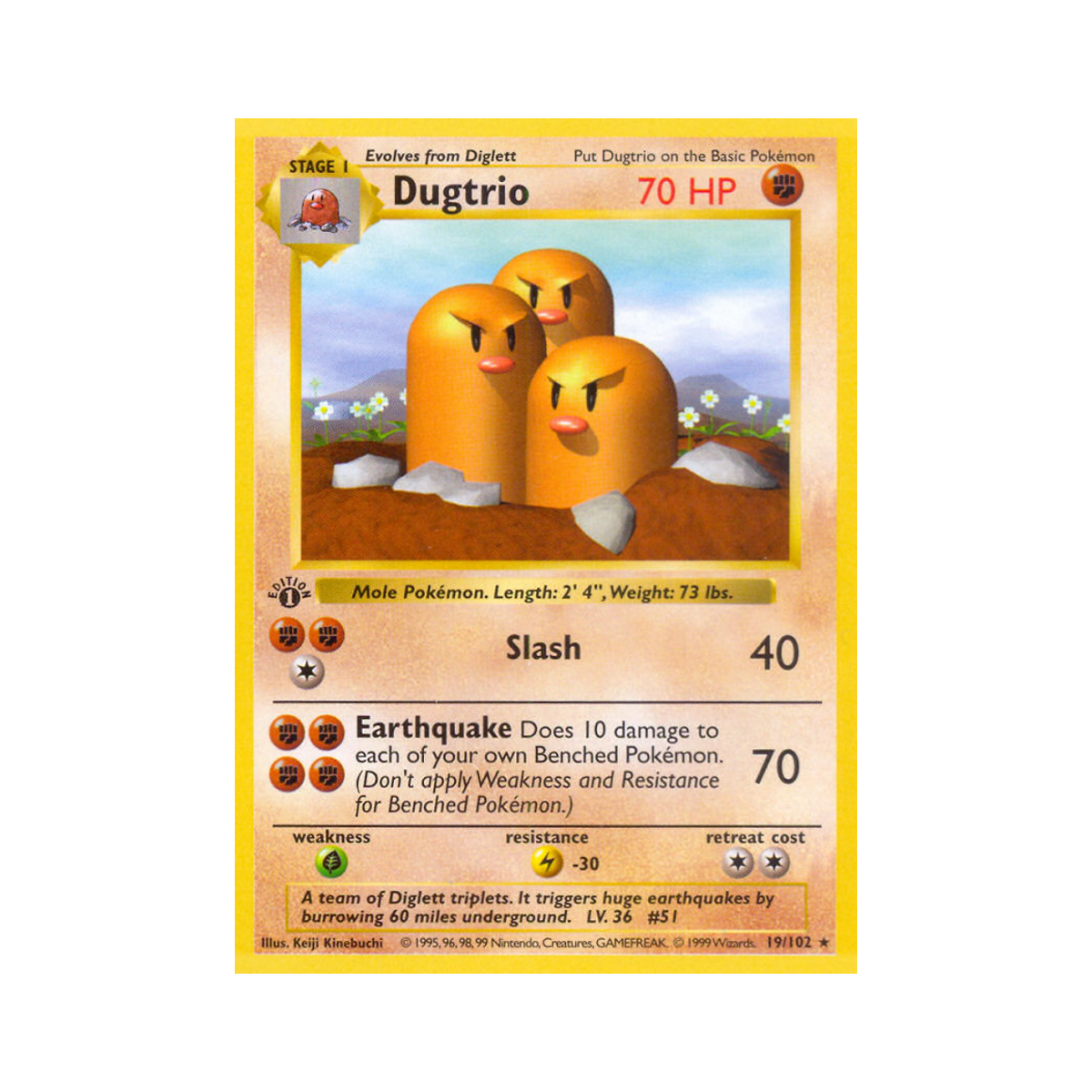 Dugtrio 19/102 Base