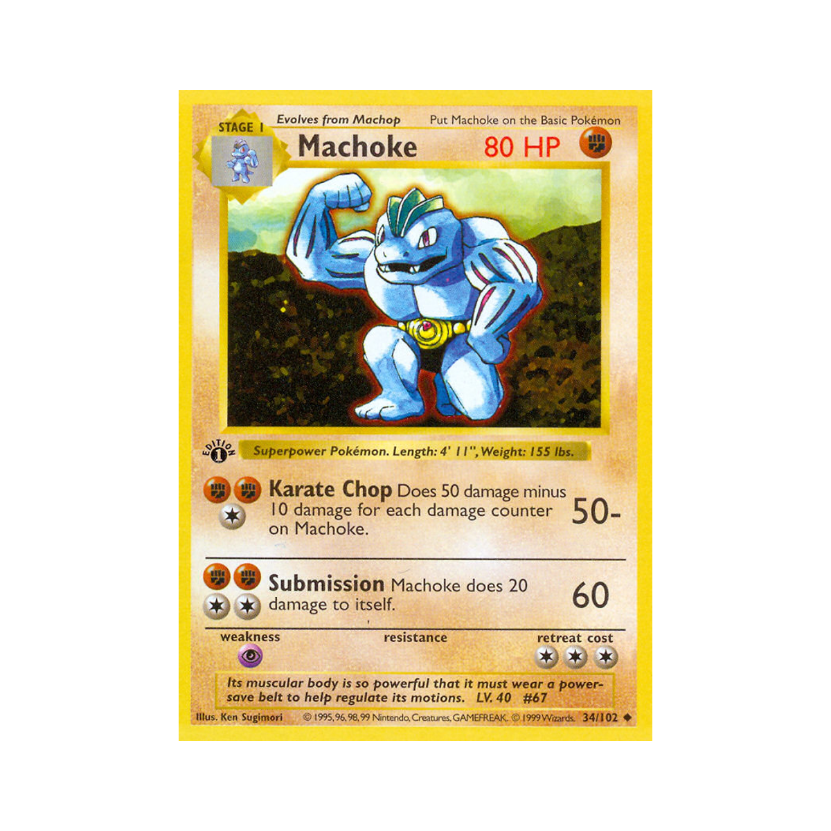Machoke 34/102 Base