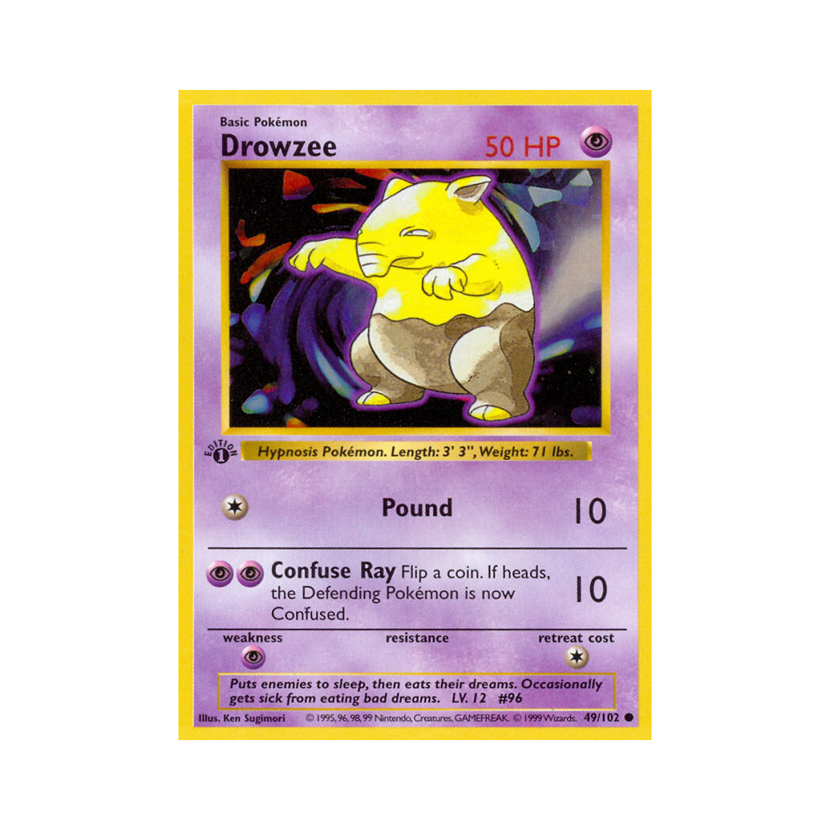 Drowzee 49/102 Base